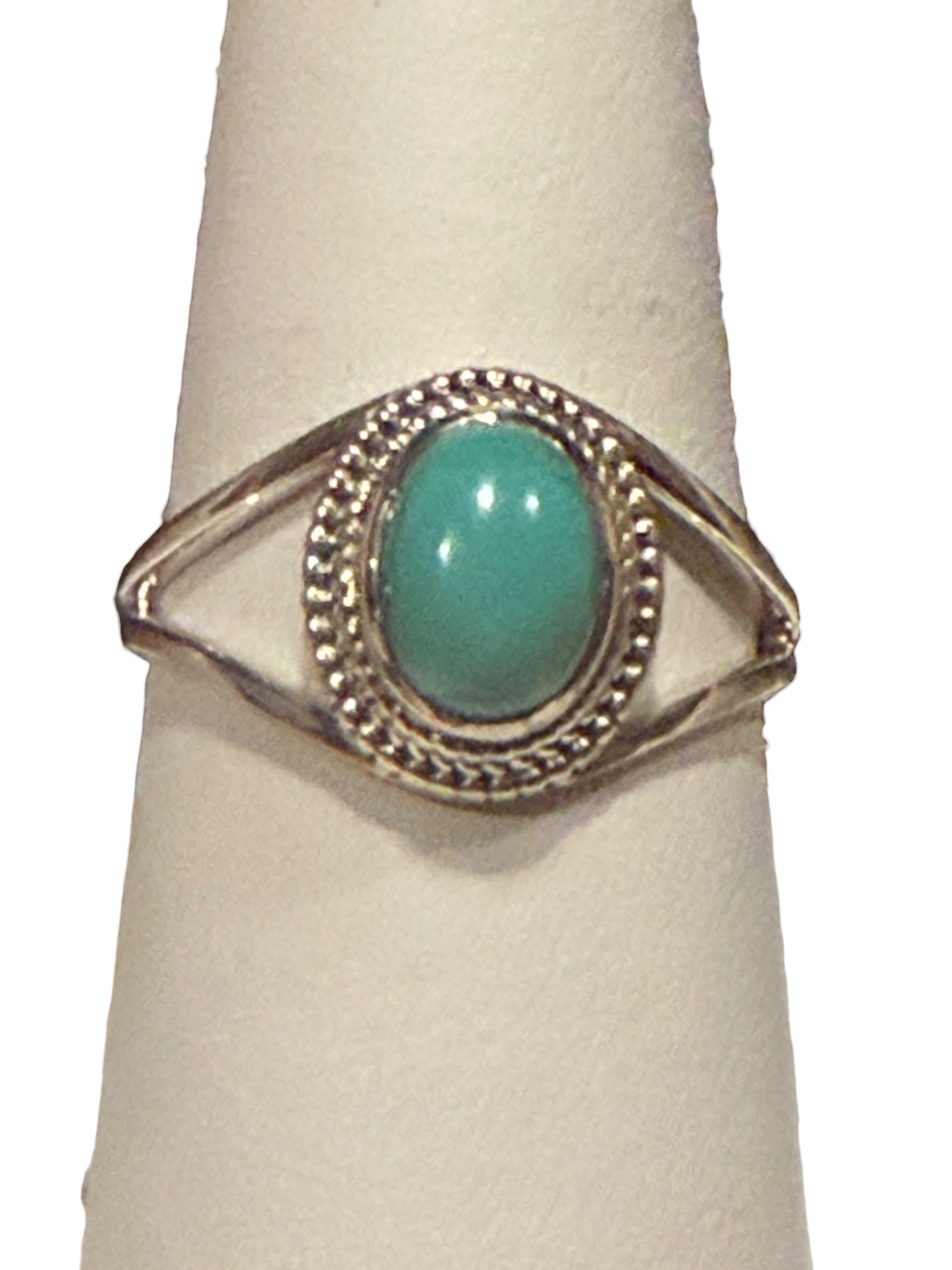 Turquoise Oval Sterling Silver RIng