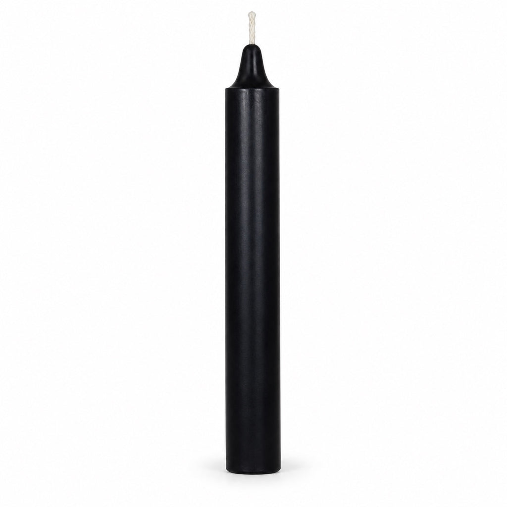 Black 6-inch altar candle