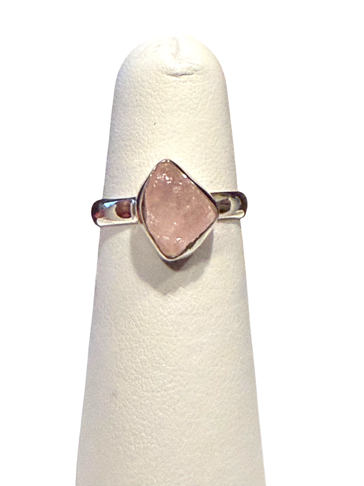 Morganite Sterling Silver Ring