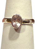 Morganite Sterling Silver Ring