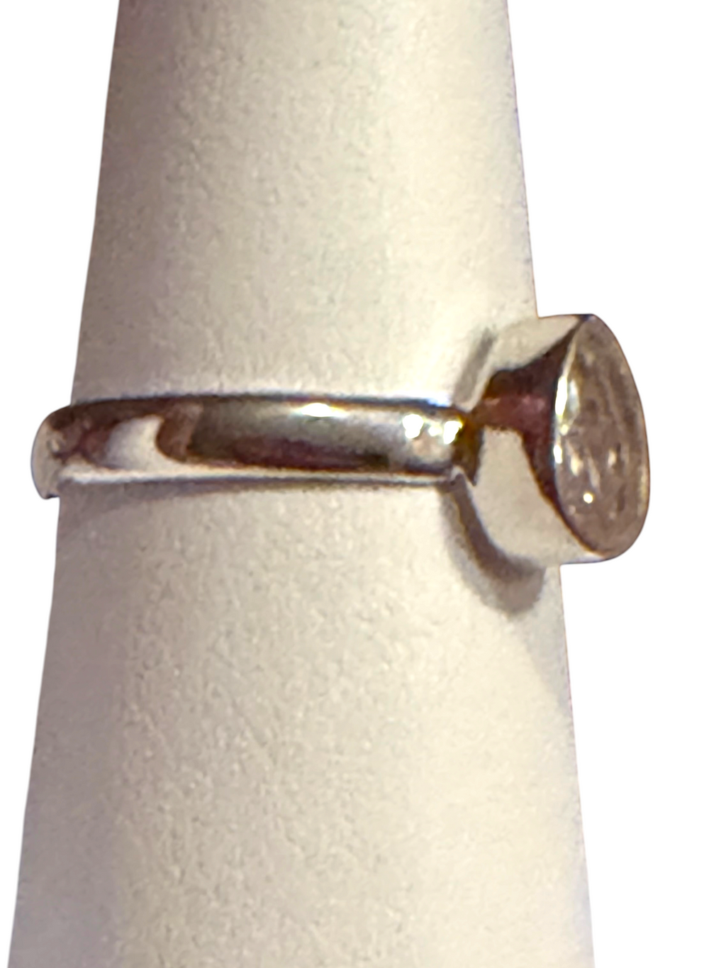 Morganite Sterling Silver Ring