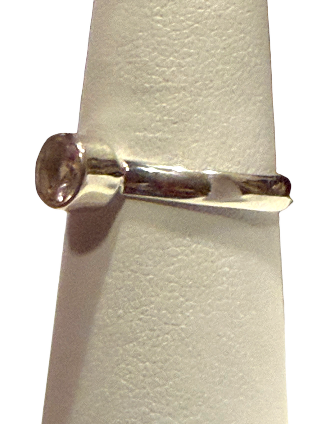 Morganite Sterling Silver Ring