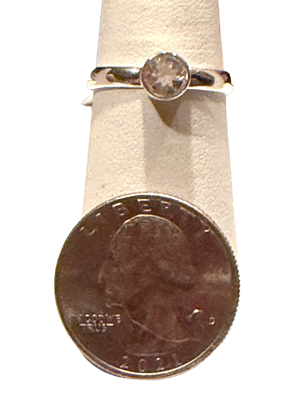 Morganite Sterling Silver Ring