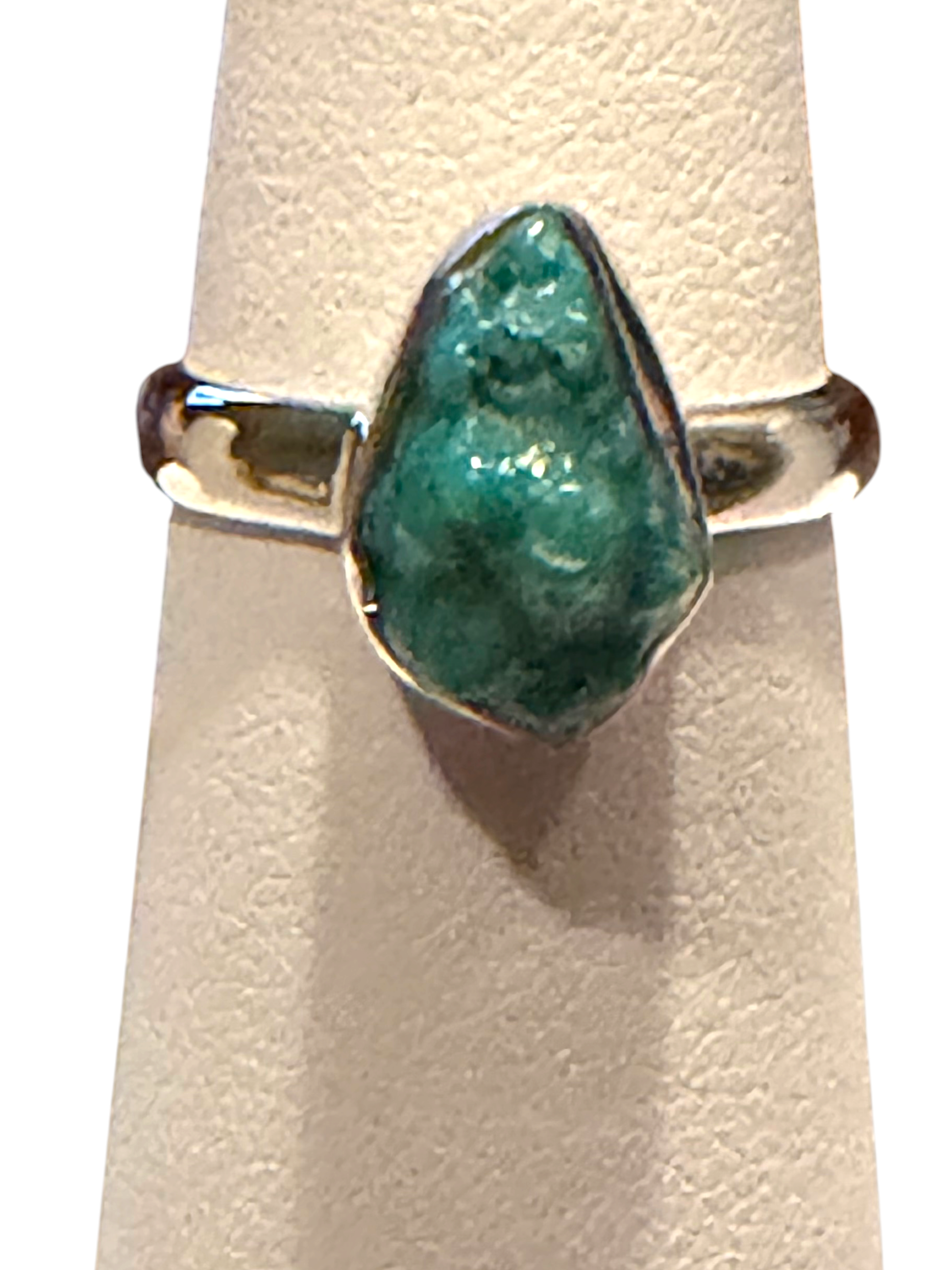Turquoise (Rough) Sterling Silver Ring