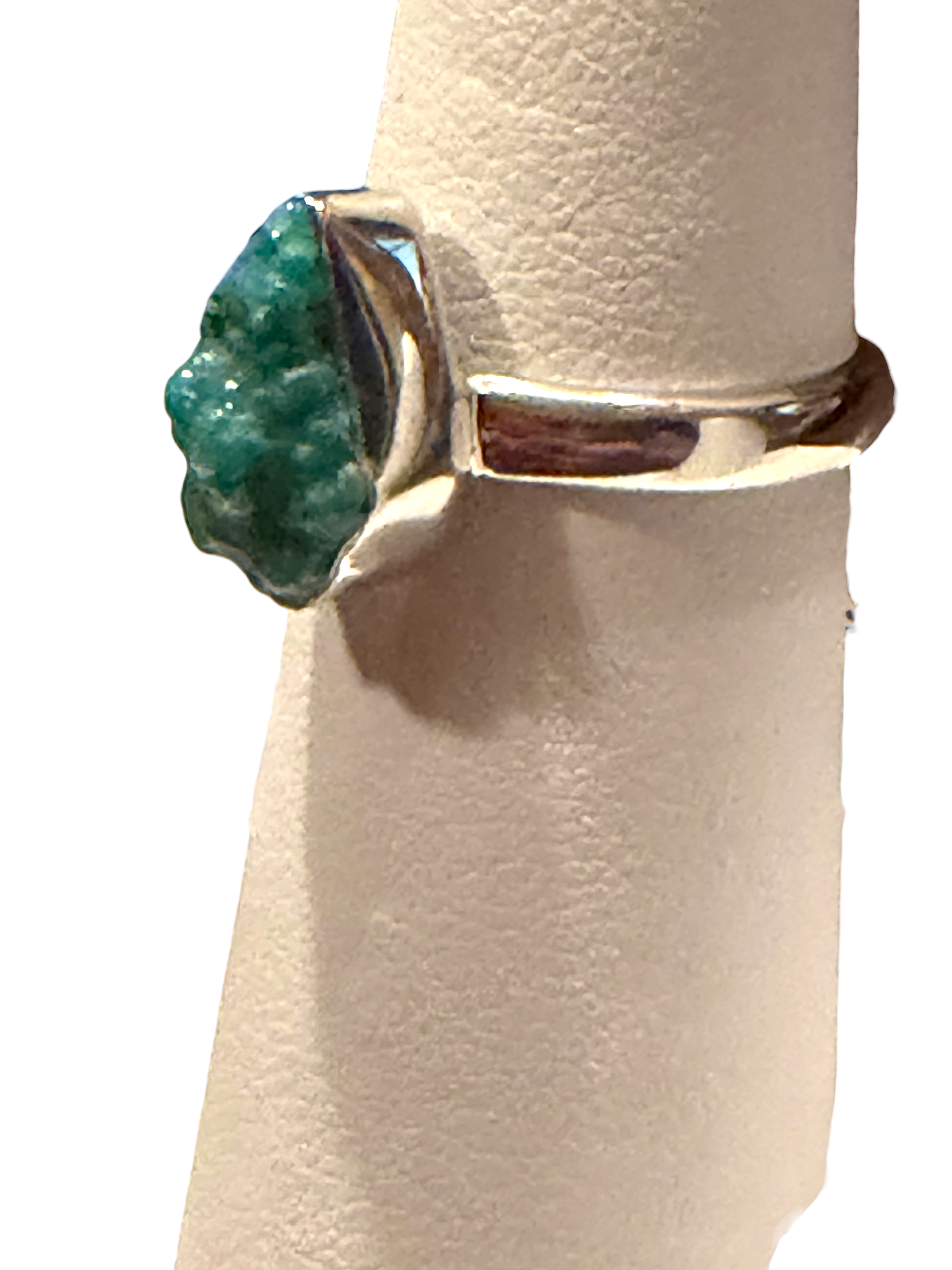 Turquoise (Rough) Sterling Silver Ring