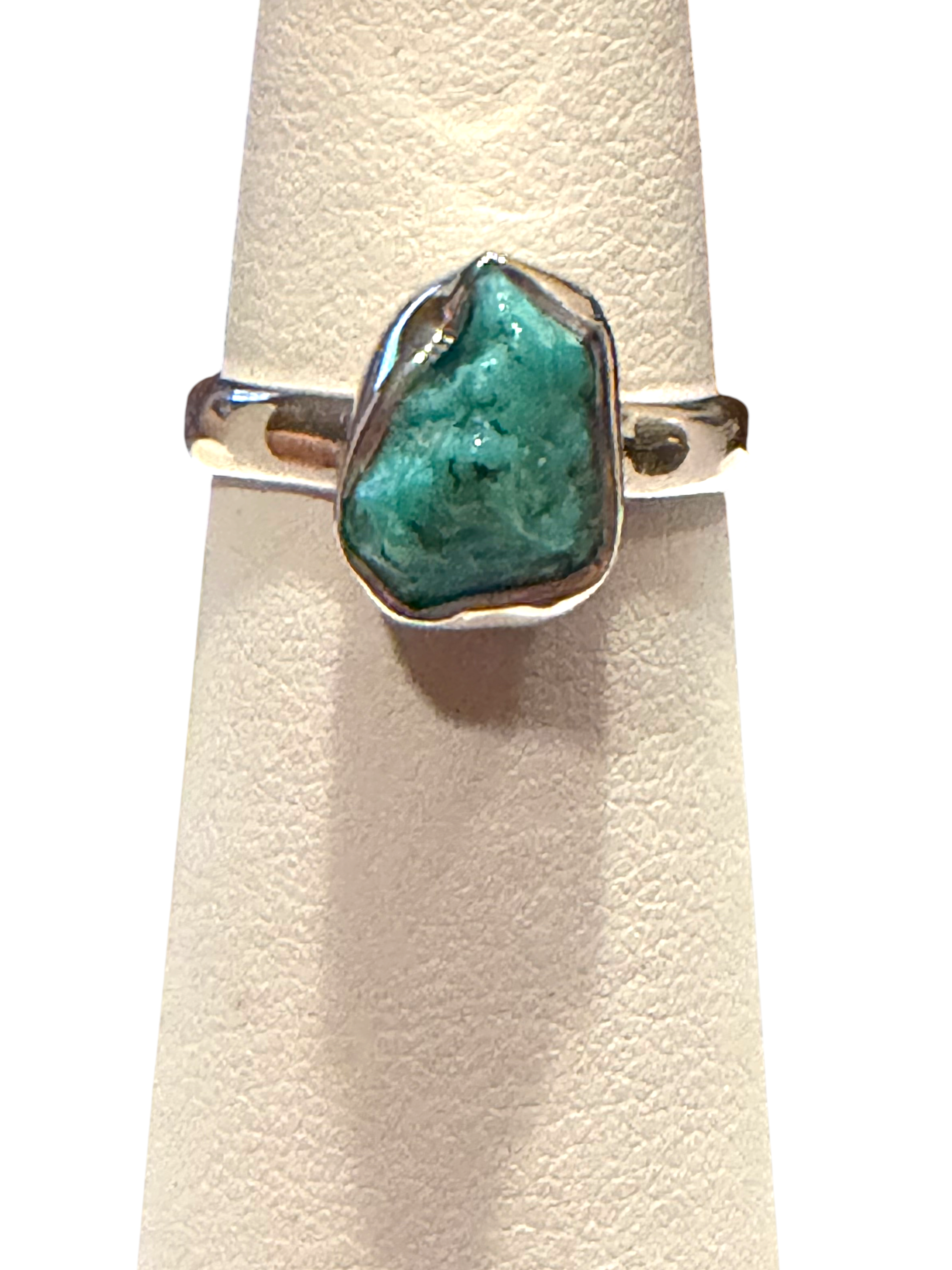 Turquoise (Rough) Sterling Silver Ring