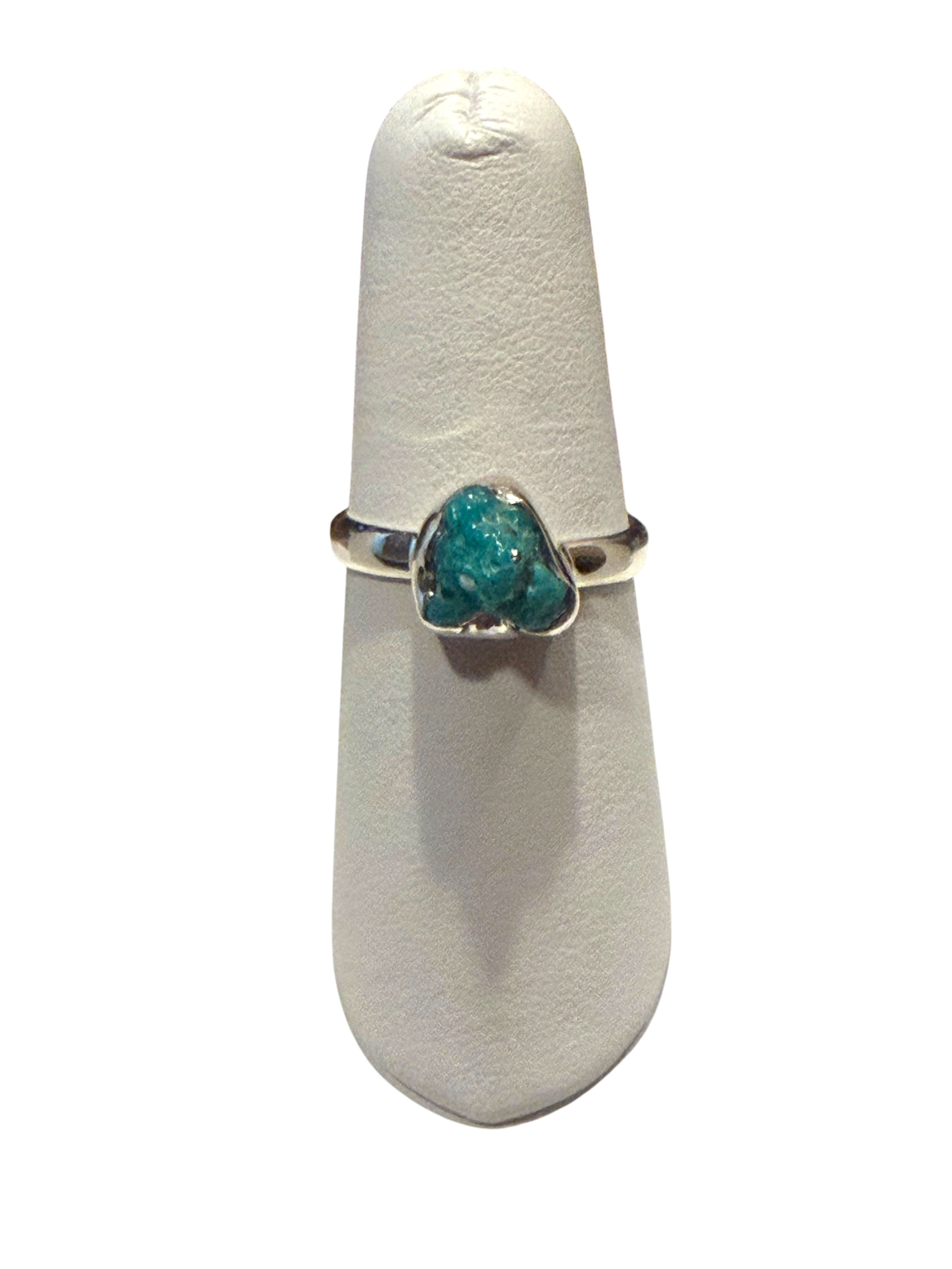 Turquoise (Rough) Sterling Silver Ring