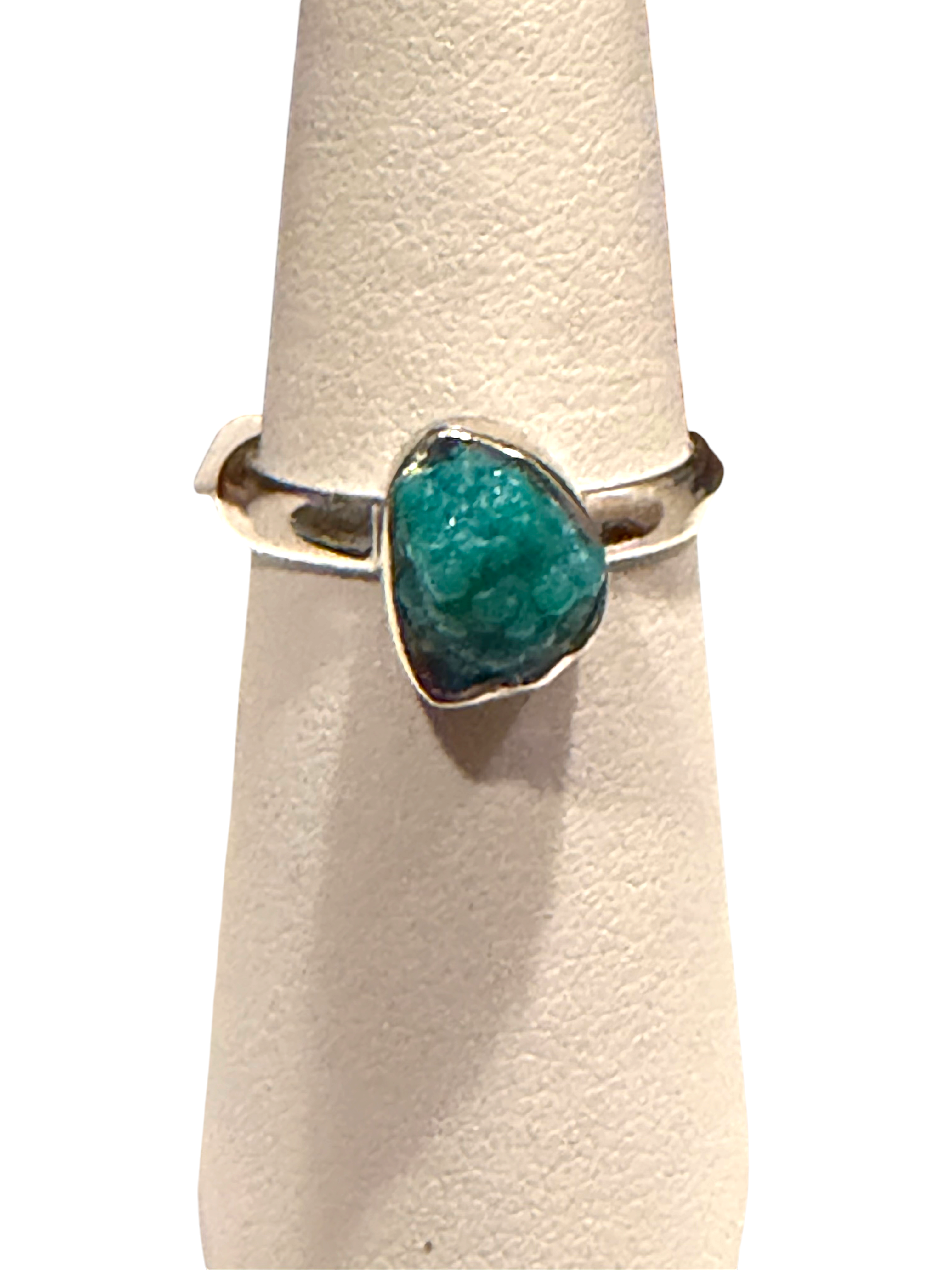 Turquoise (Rough) Sterling Silver Ring