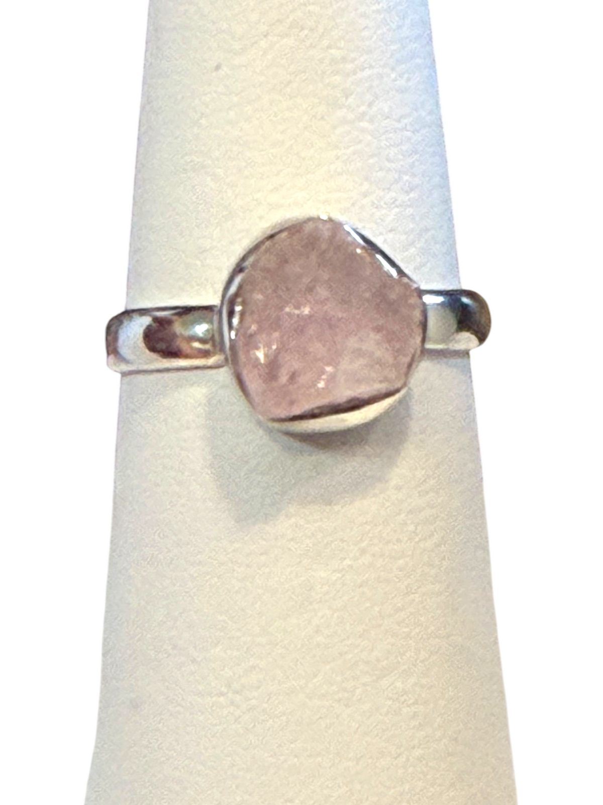 Morganite Sterling Silver Ring