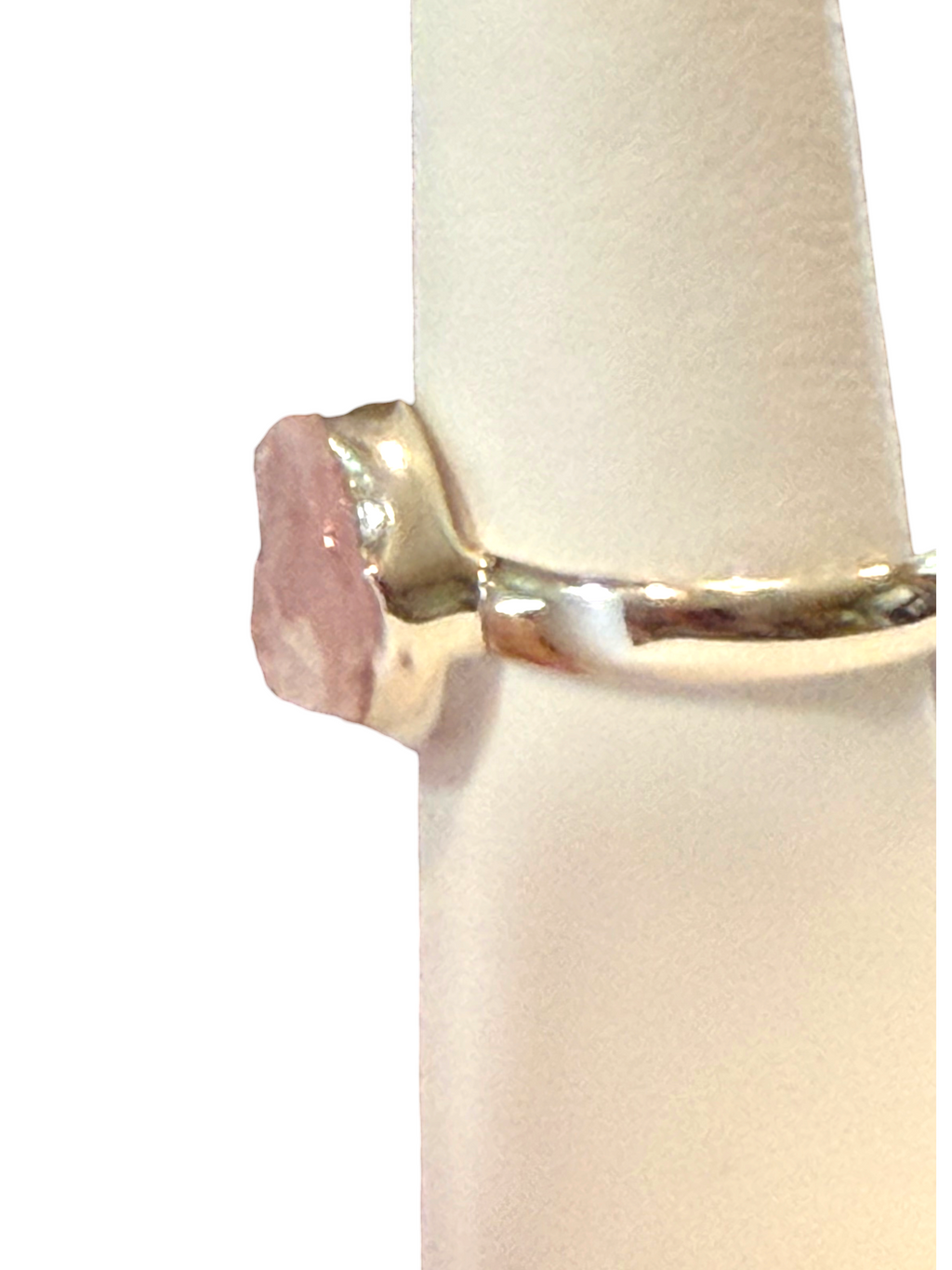 Morganite Sterling Silver Ring