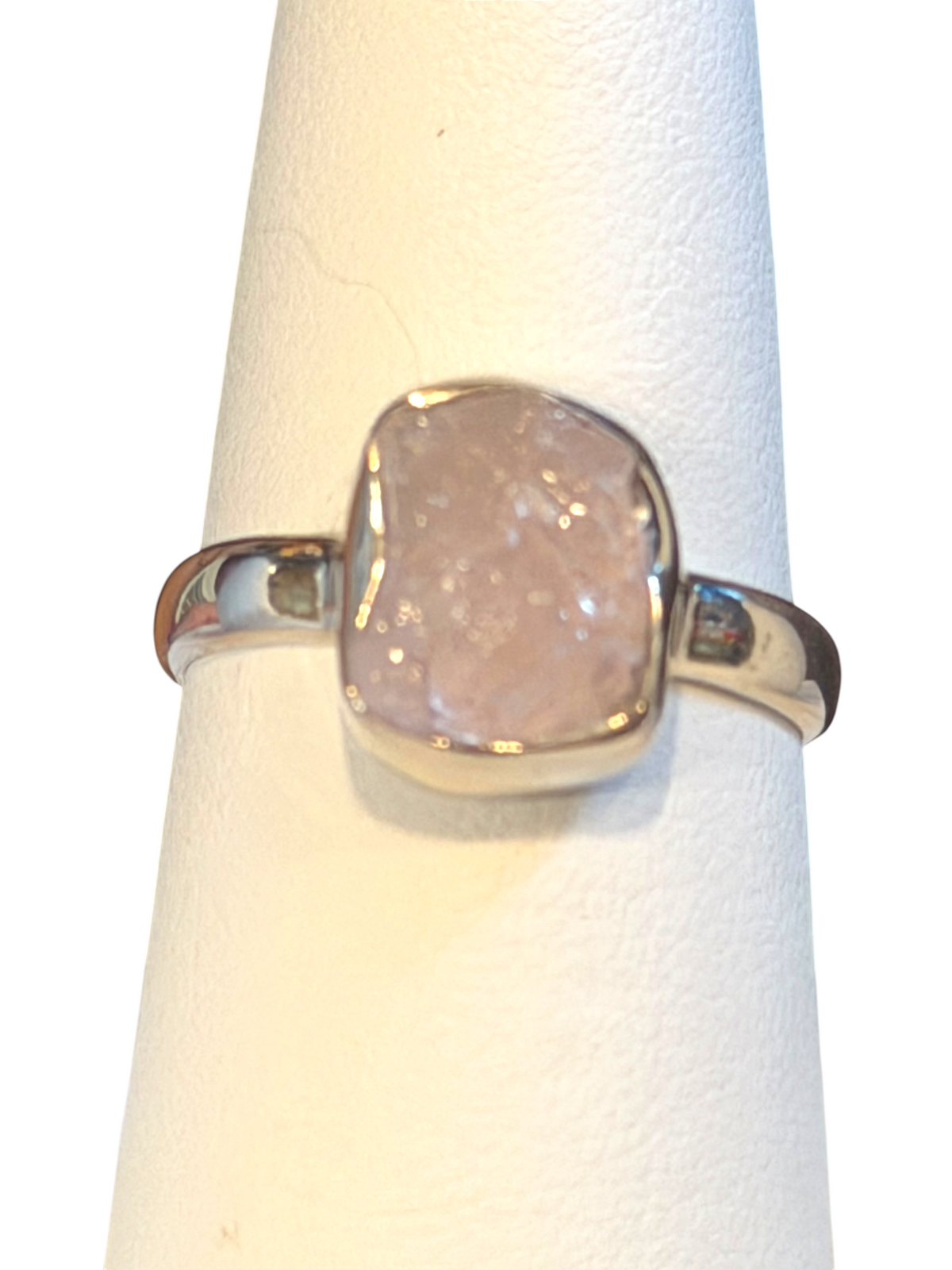 Morganite Sterling Silver Ring