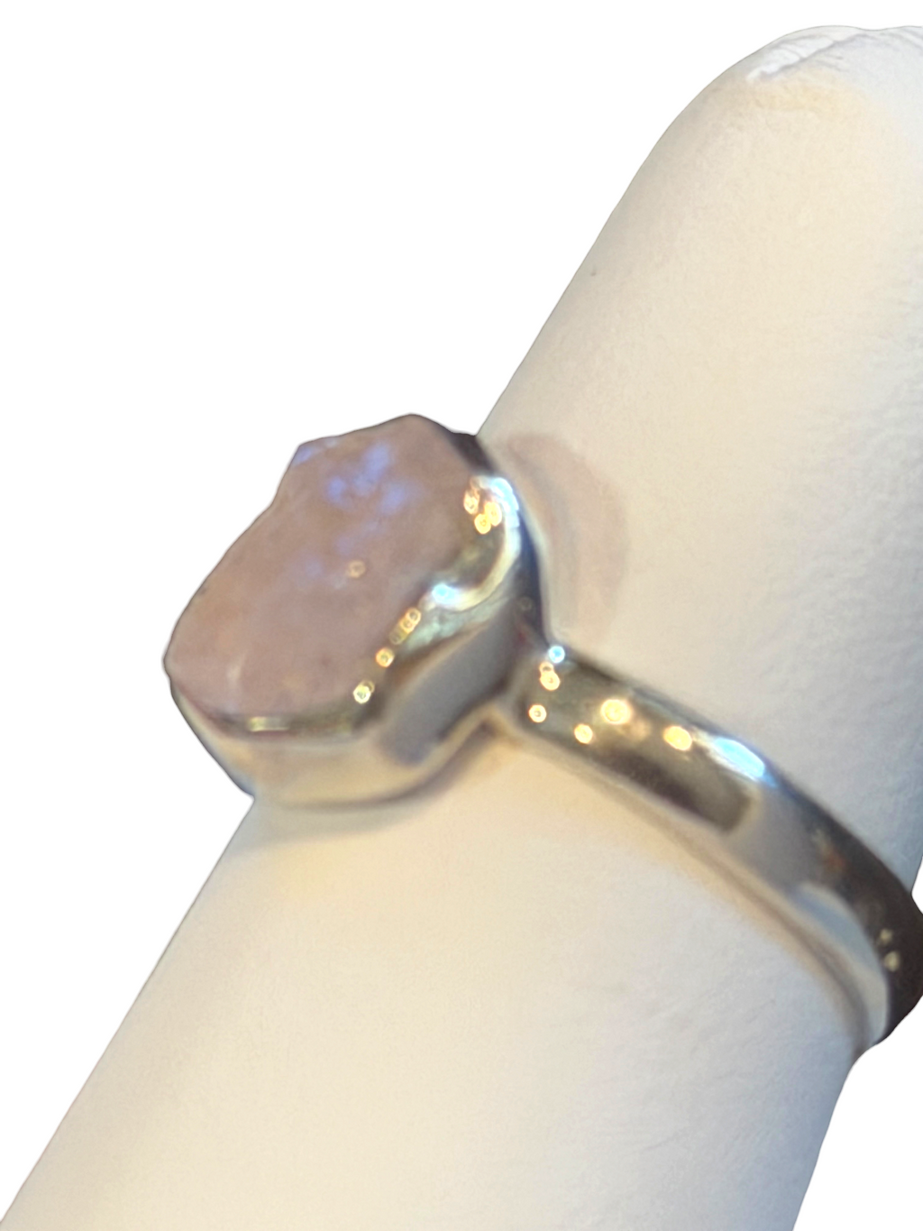 Morganite Sterling Silver Ring