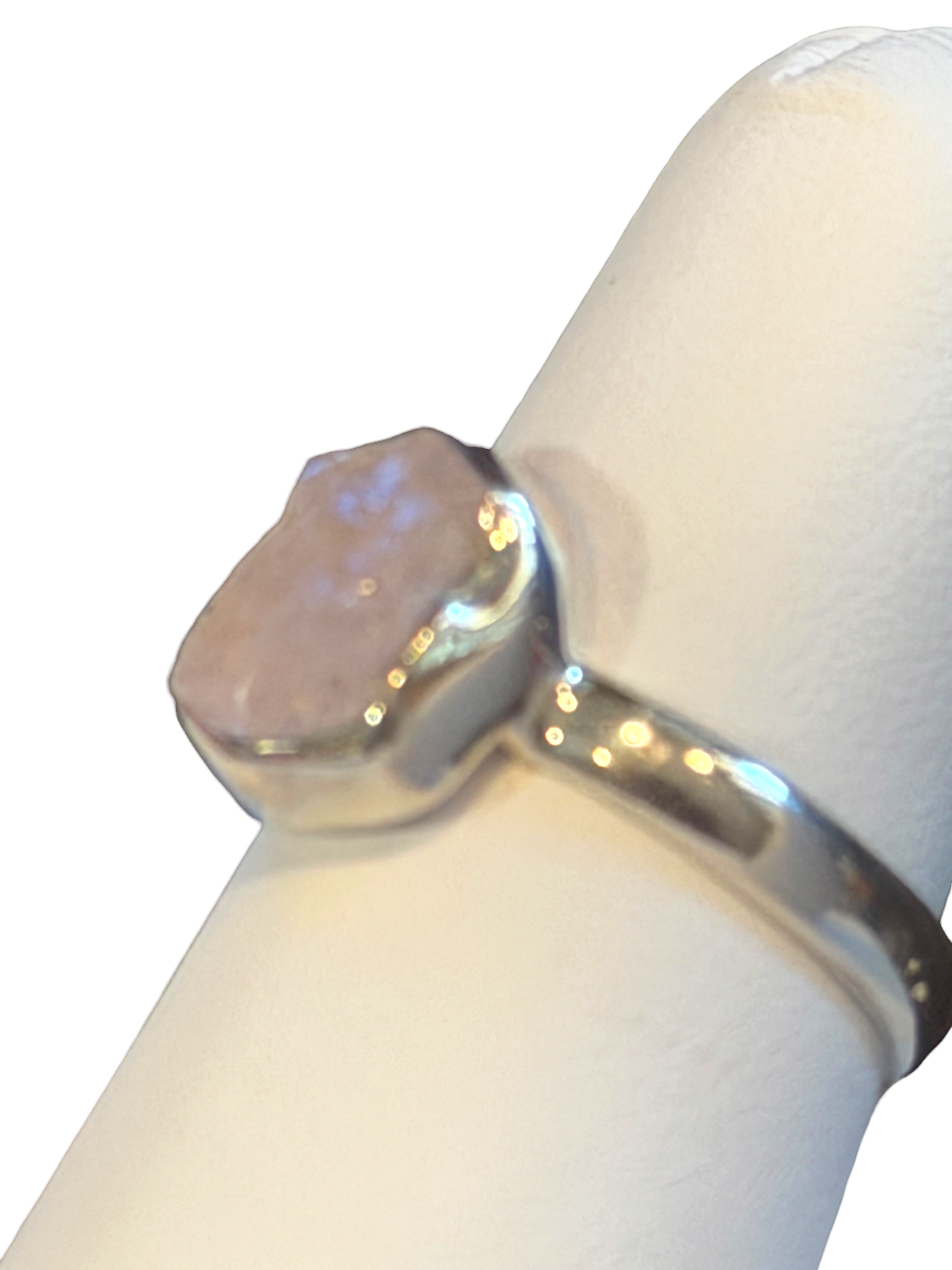 Morganite Sterling Silver Ring