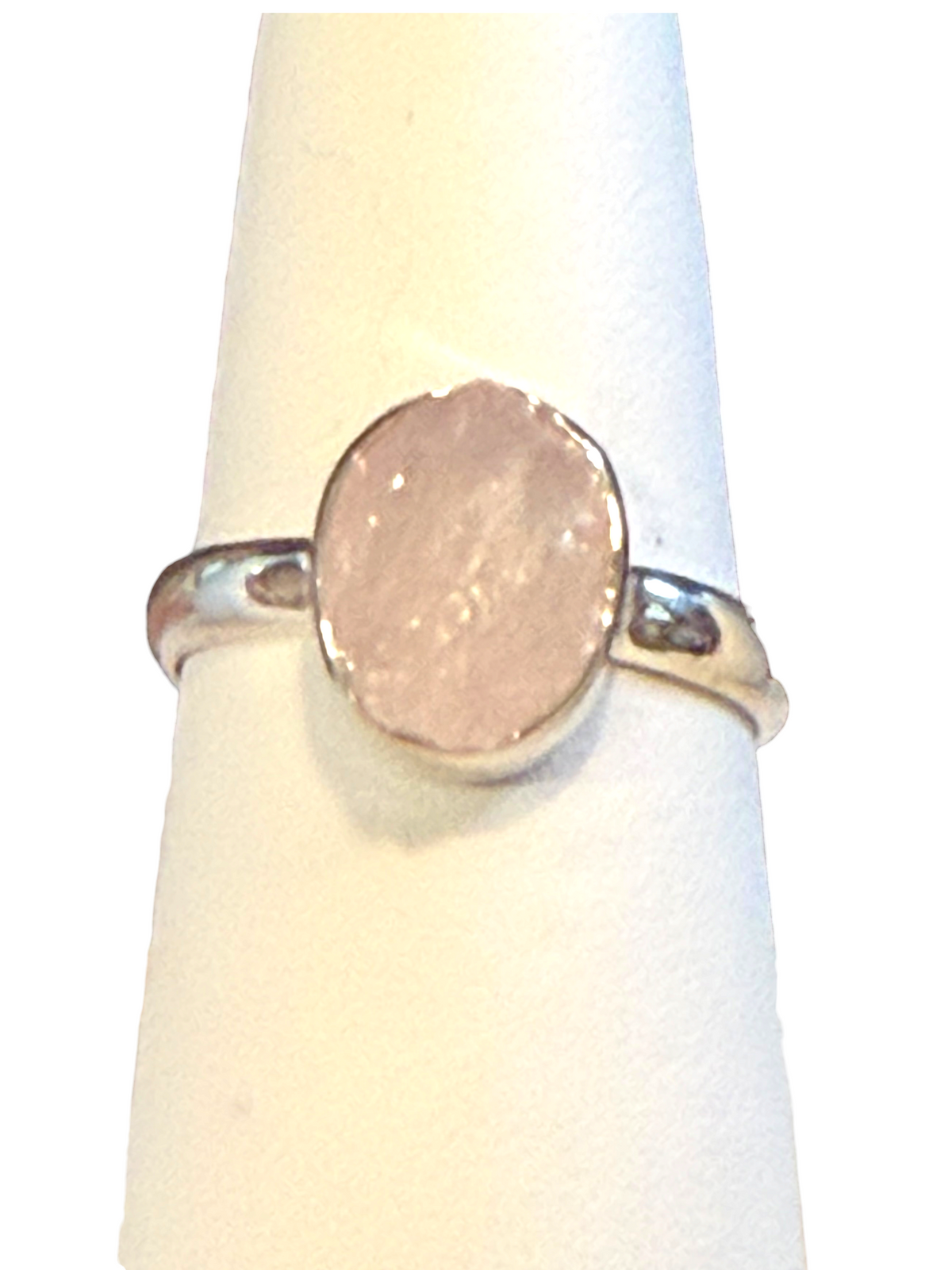Morganite Sterling Silver Ring
