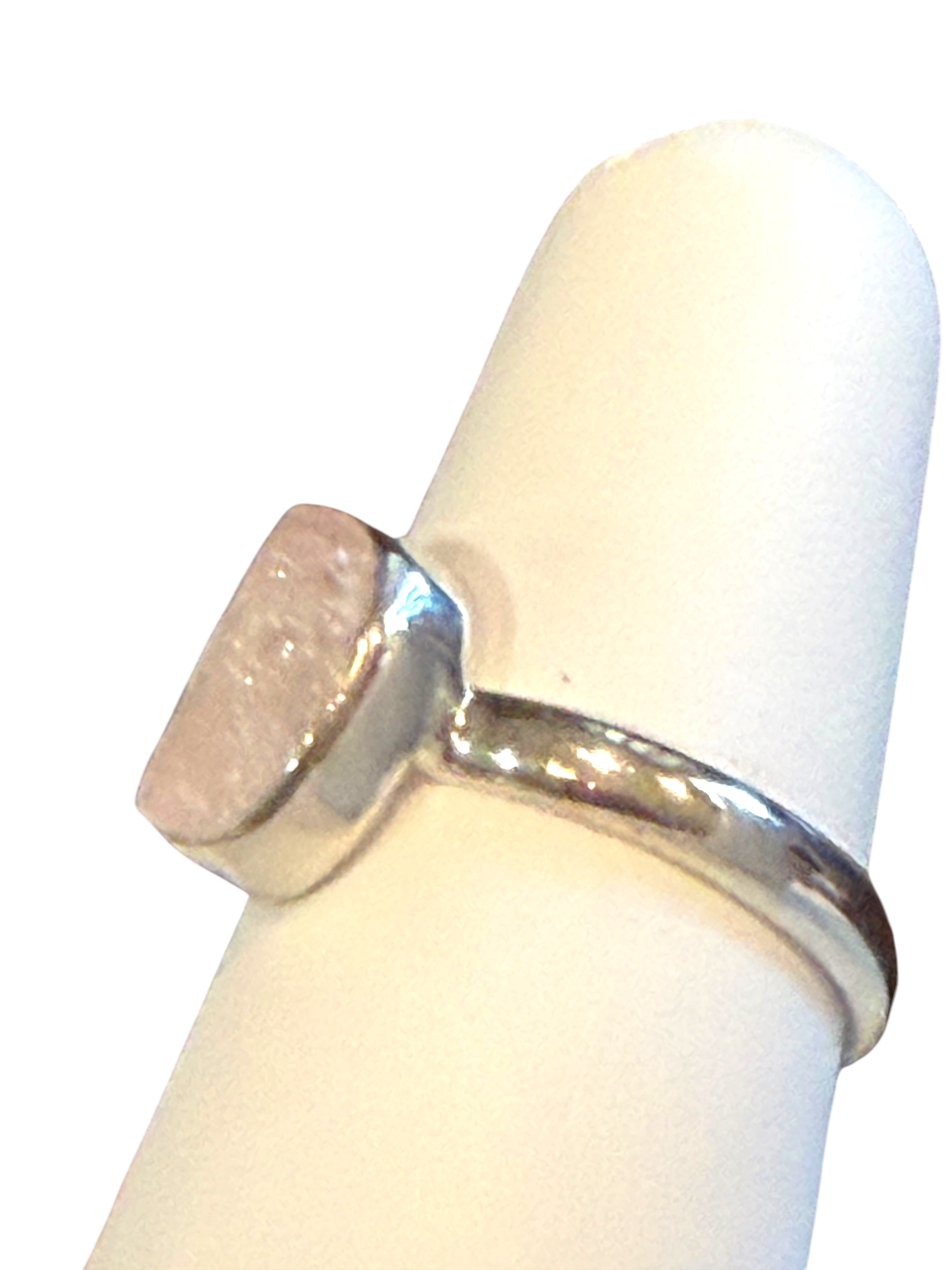 Morganite Sterling Silver Ring