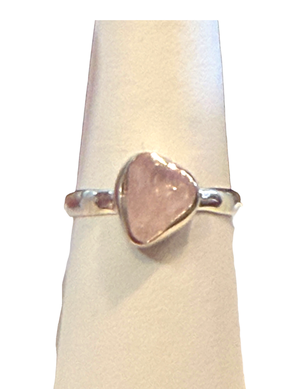 Morganite Sterling Silver Ring
