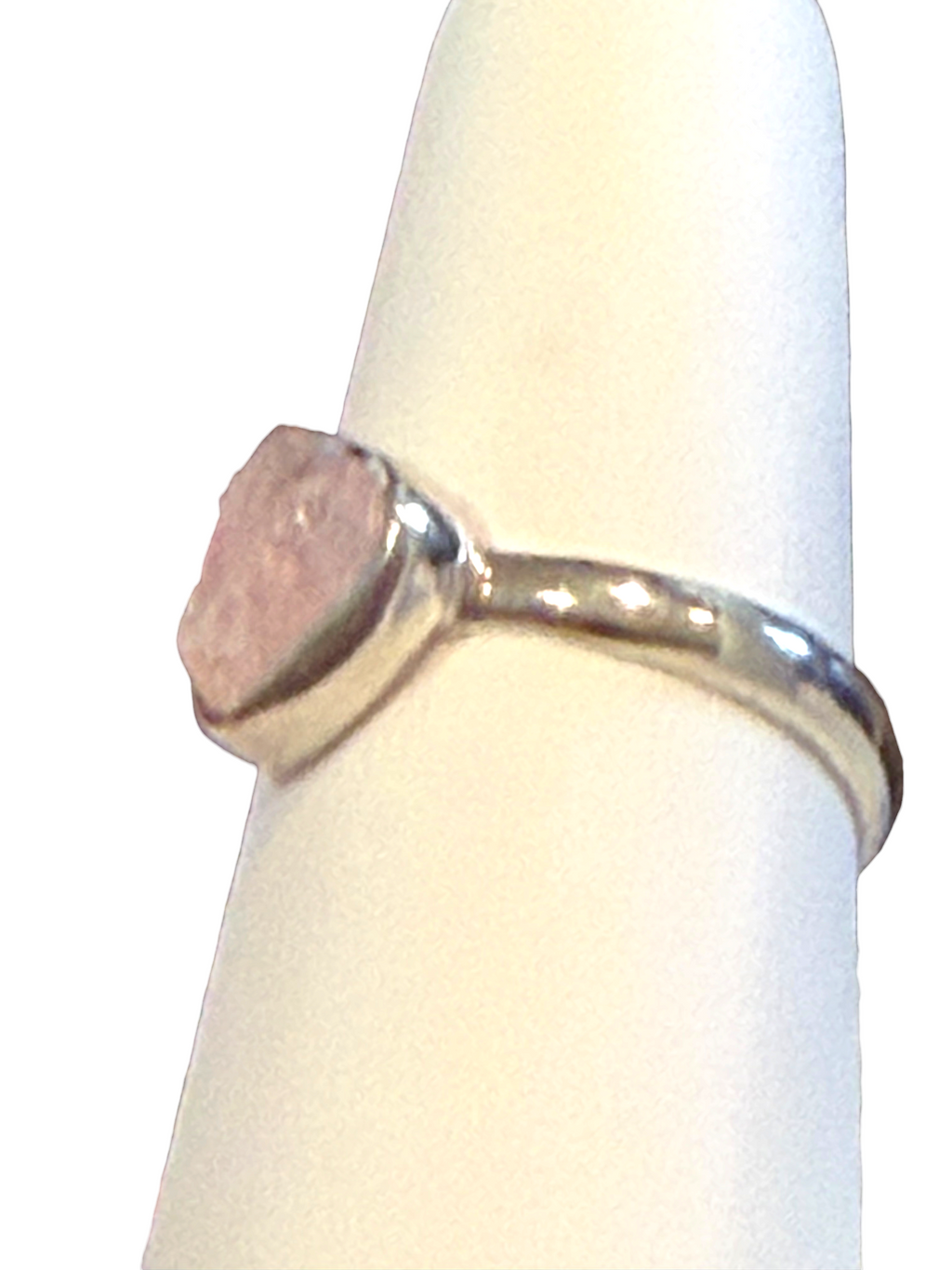 Morganite Sterling Silver Ring