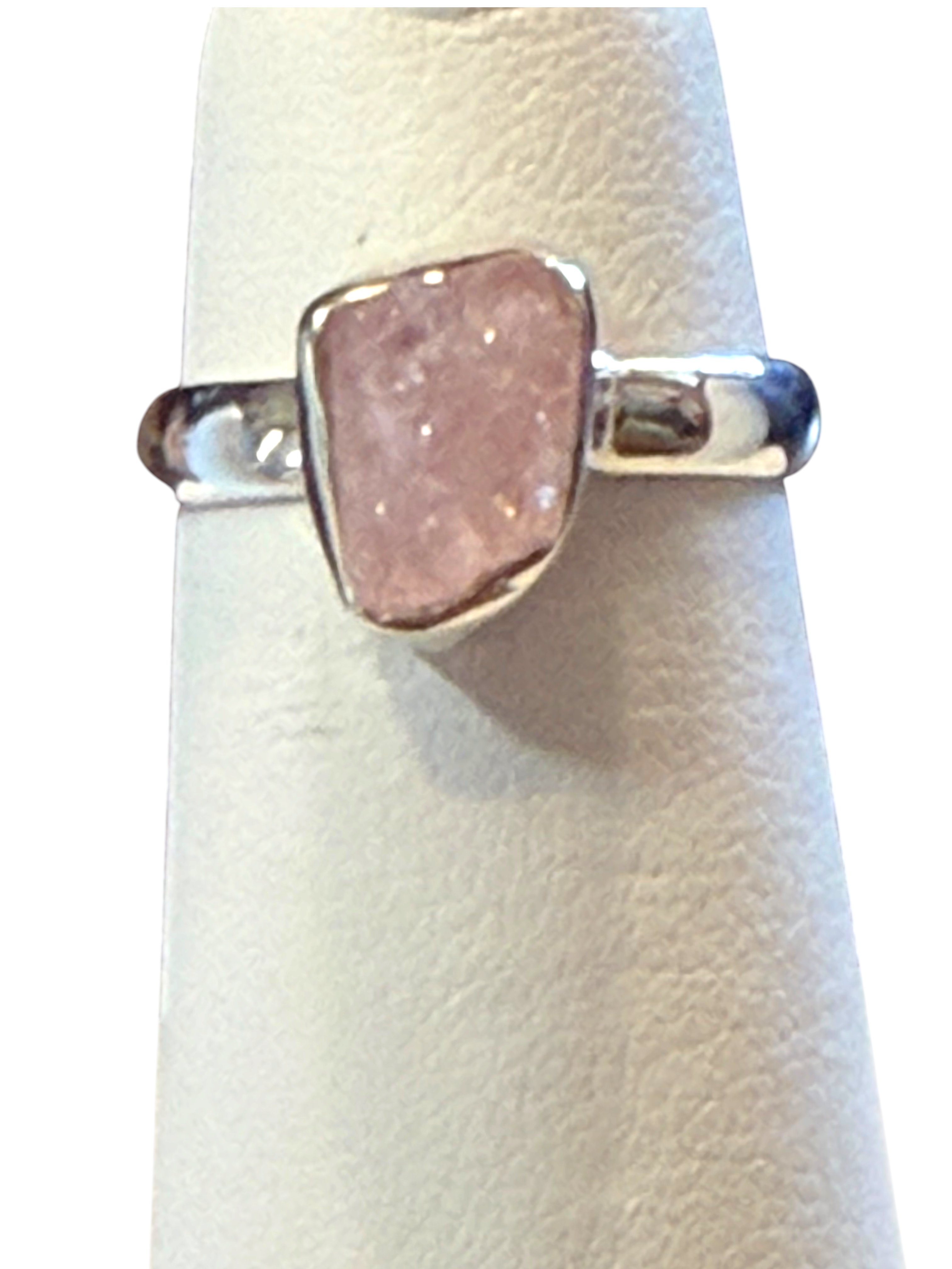 Morganite Sterling Silver Ring
