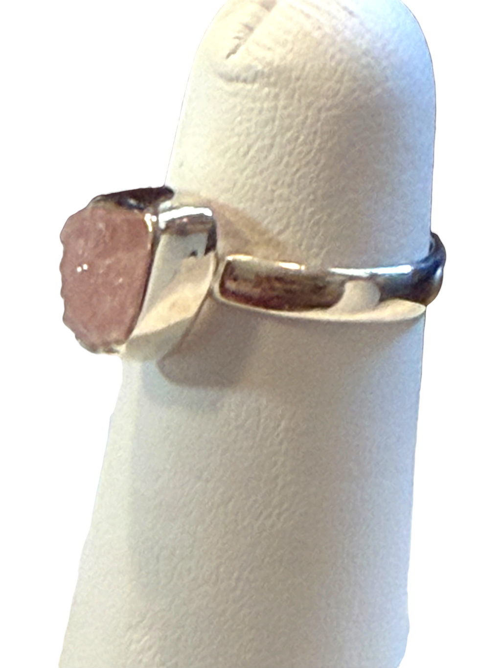 Morganite Sterling Silver Ring