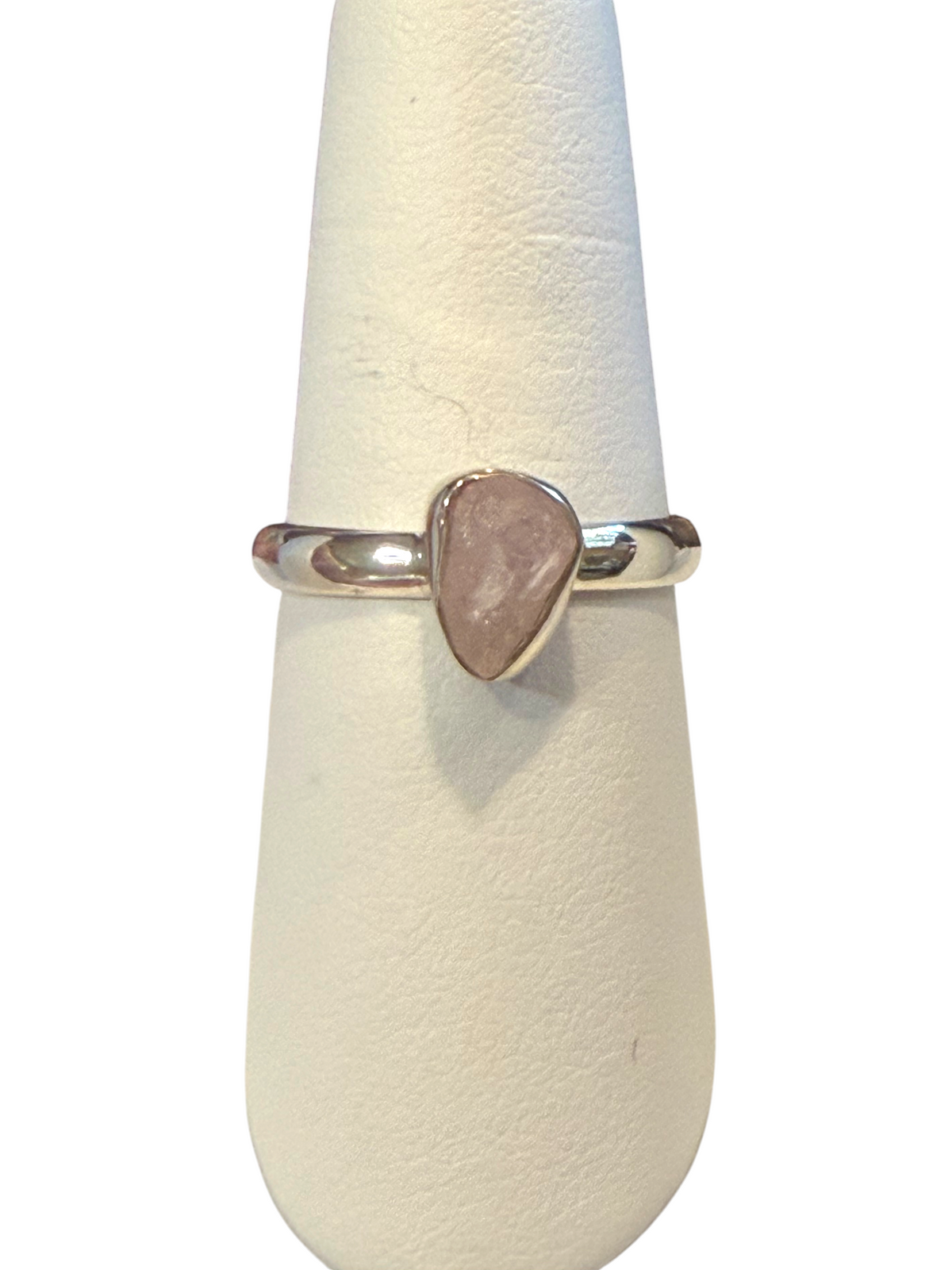 Morganite Sterling Silver Ring