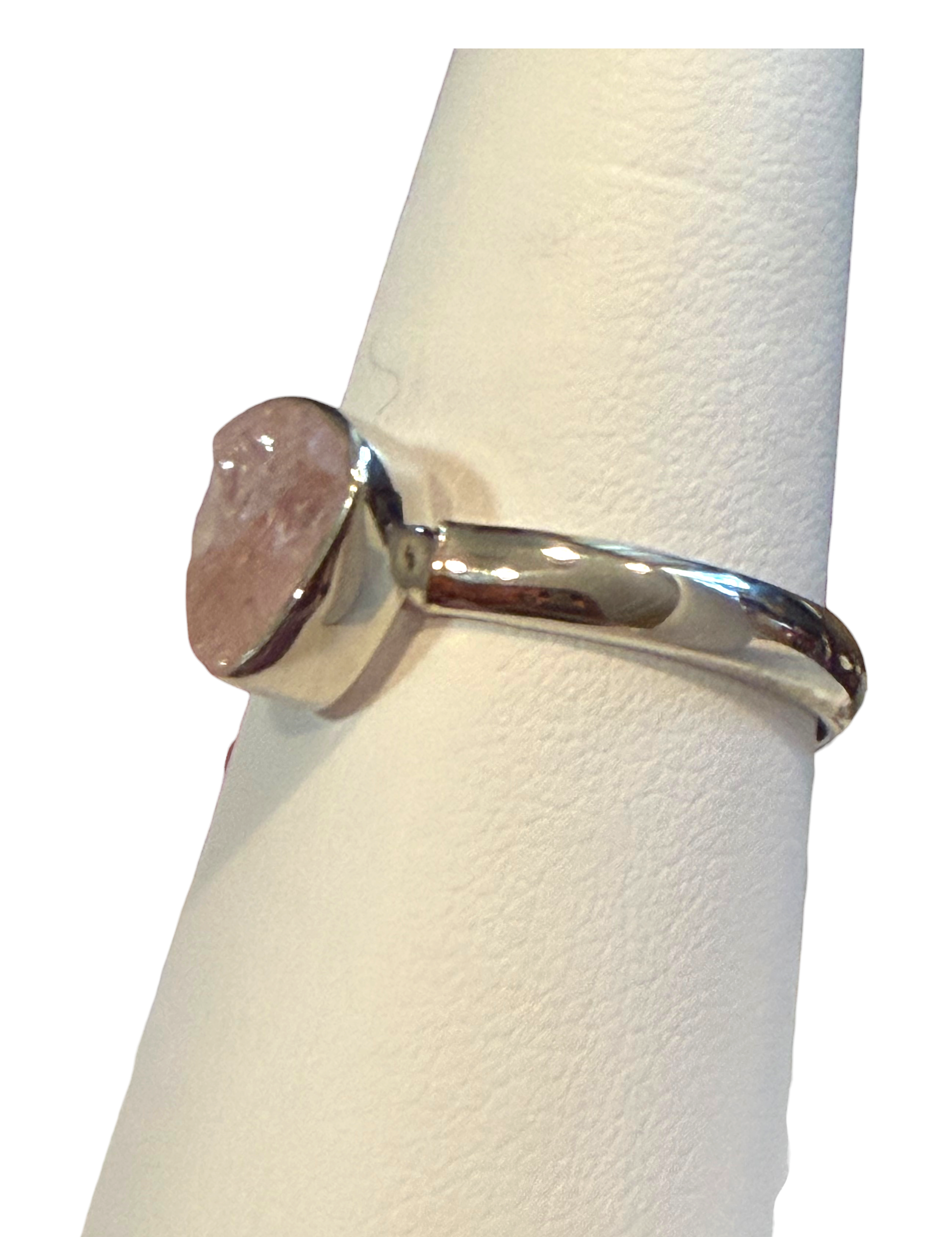 Morganite Sterling Silver Ring
