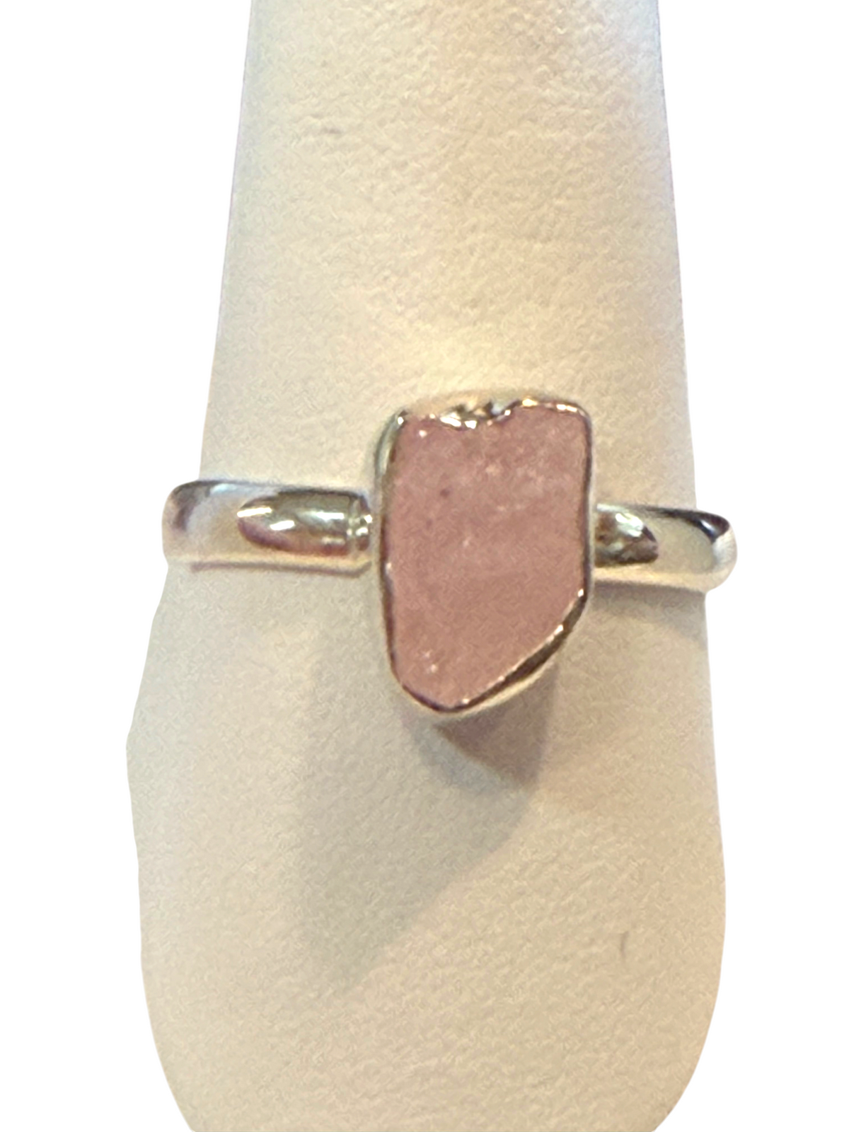 Morganite Sterling Silver Ring