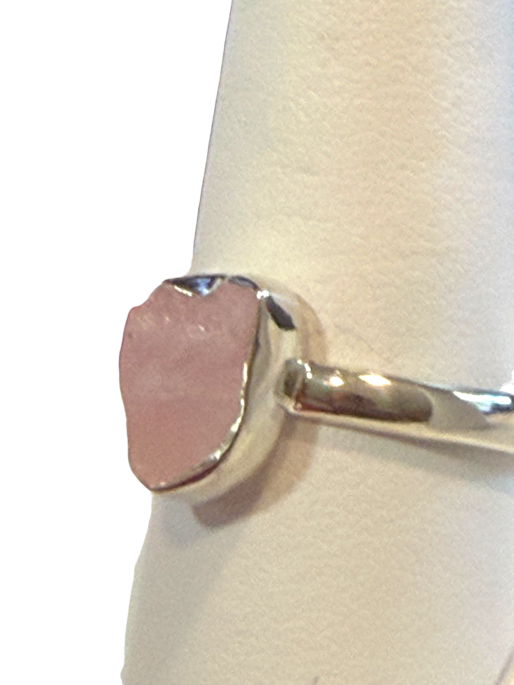 Morganite Sterling Silver Ring