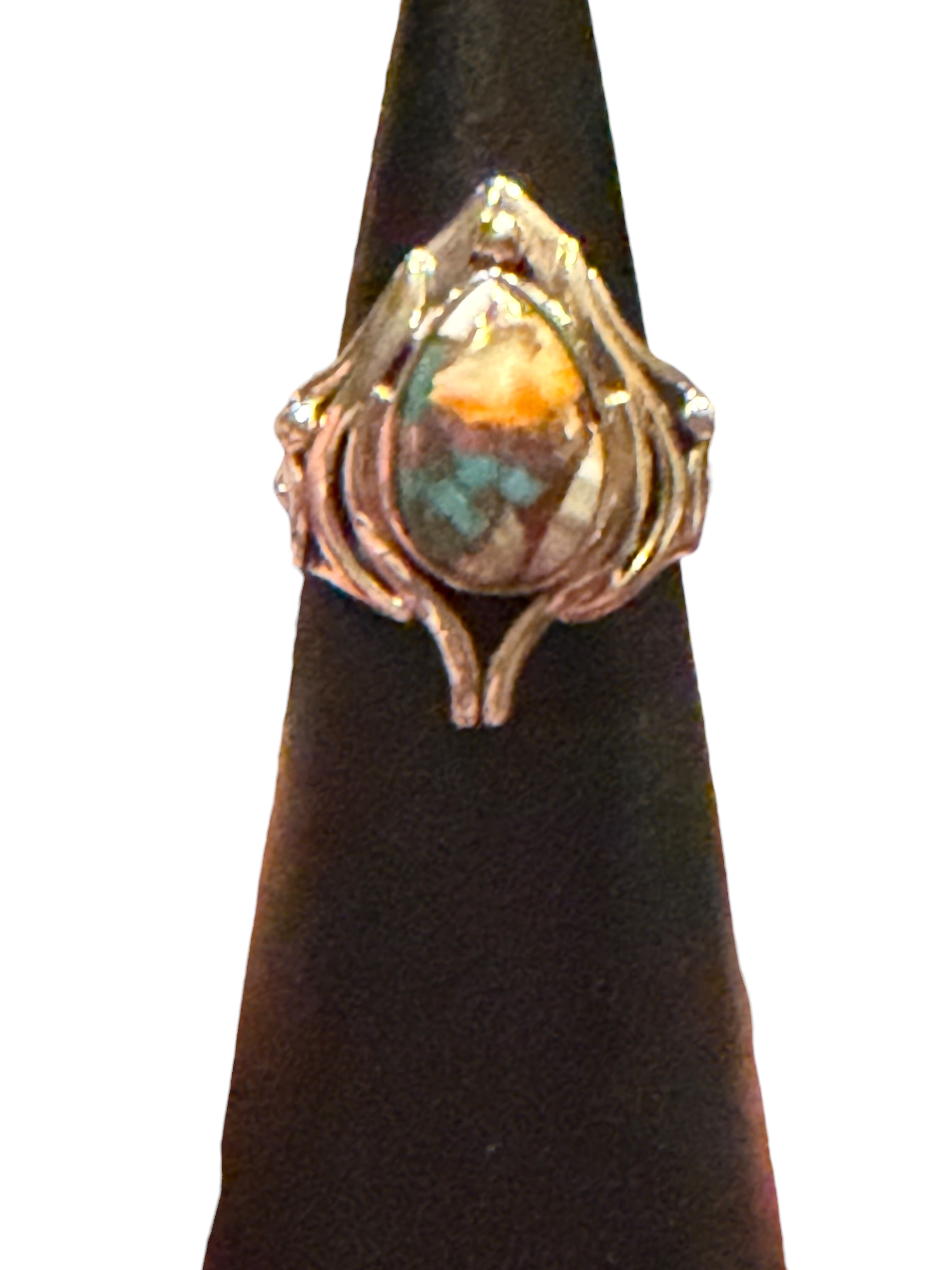 Spiny Oyster Size 5 Sterling Silver Ring
