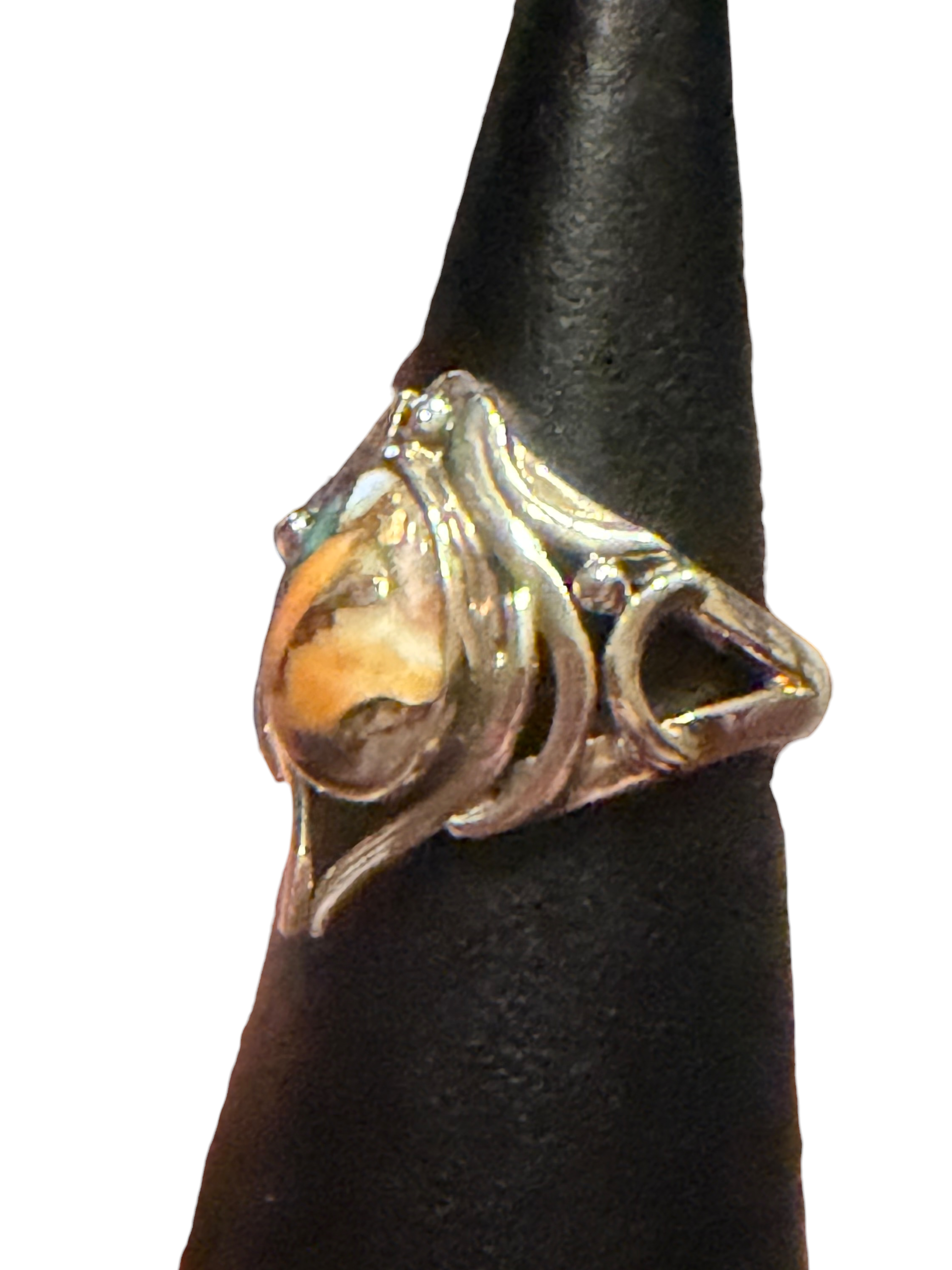 Spiny Oyster Size 7 Sterling Silver Ring