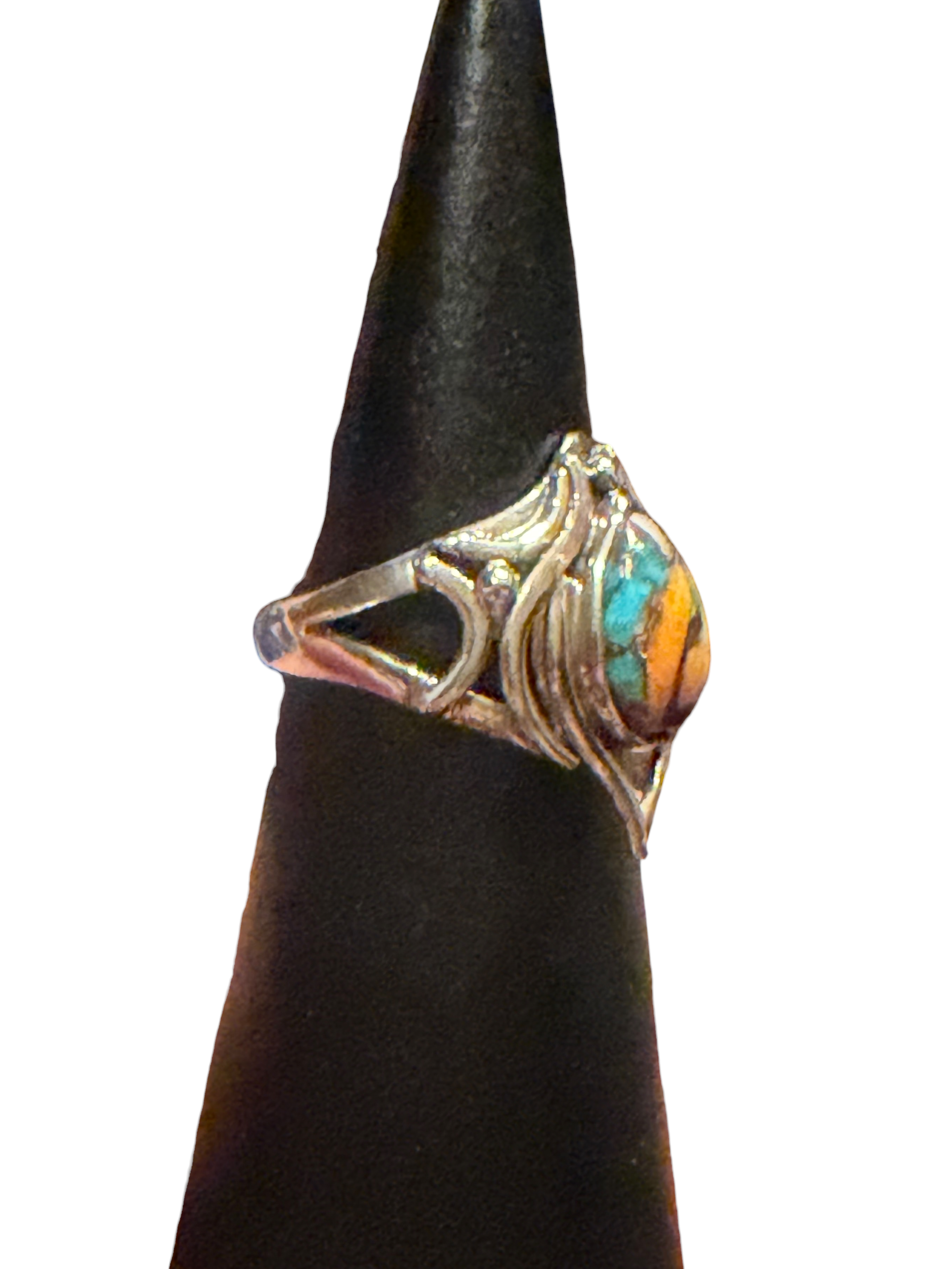 Spiny Oyster Size 7 Sterling Silver Ring