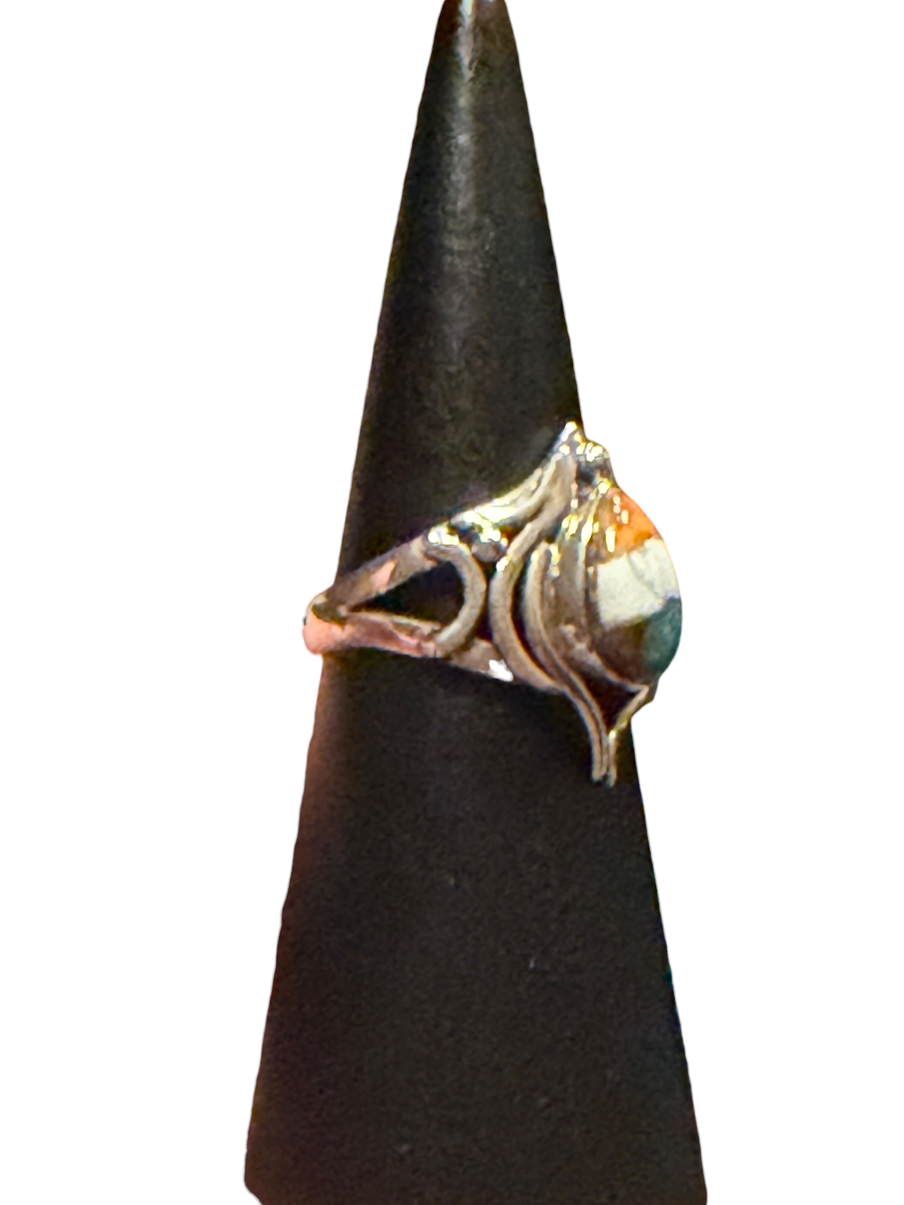 Spiny Oyster Size 9 Sterling Silver Ring