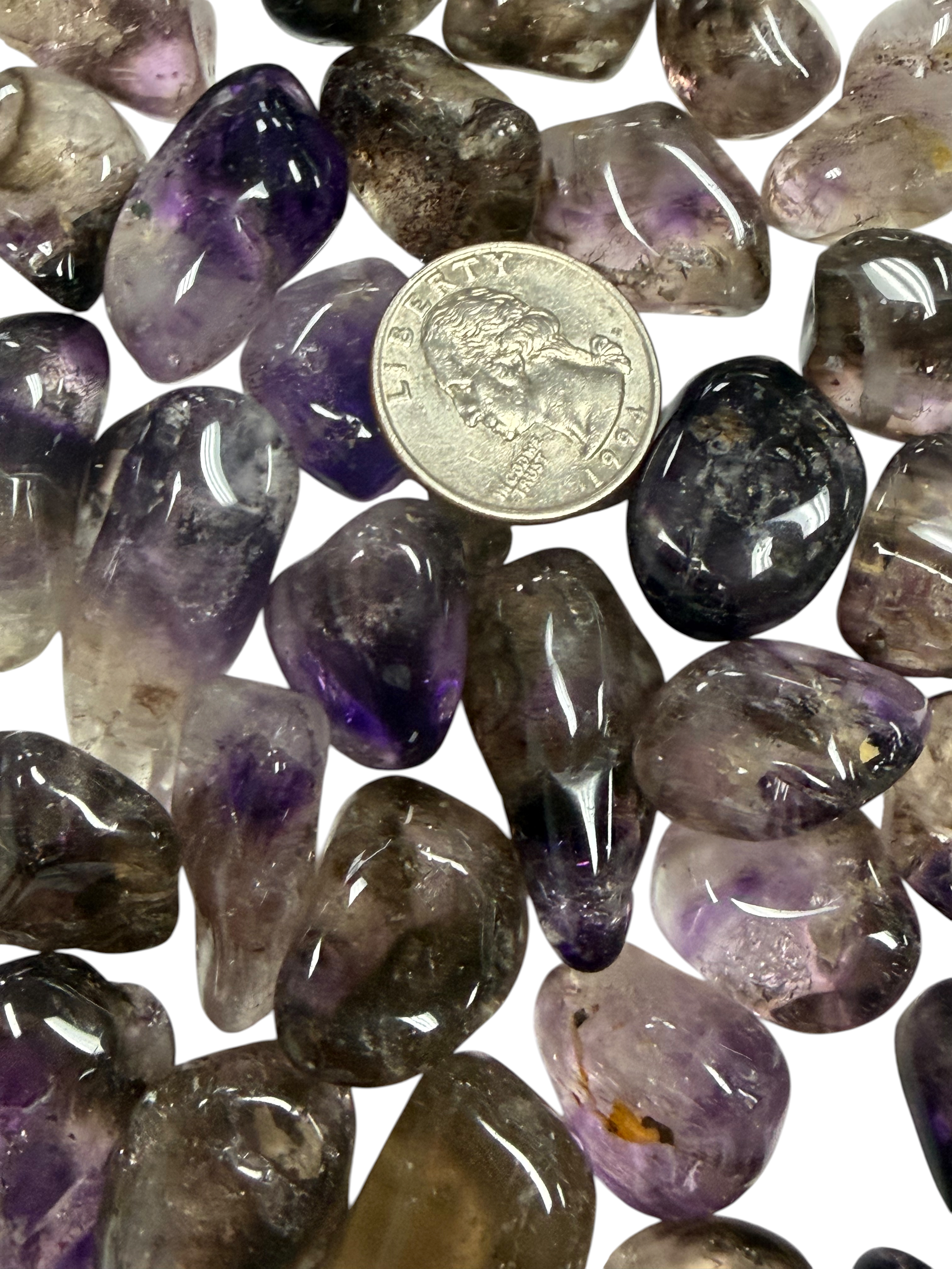 Brandberg Amethyst Tumbled Stone