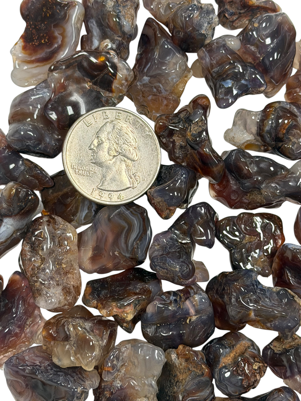 Fire Agate AA Small Tumbled