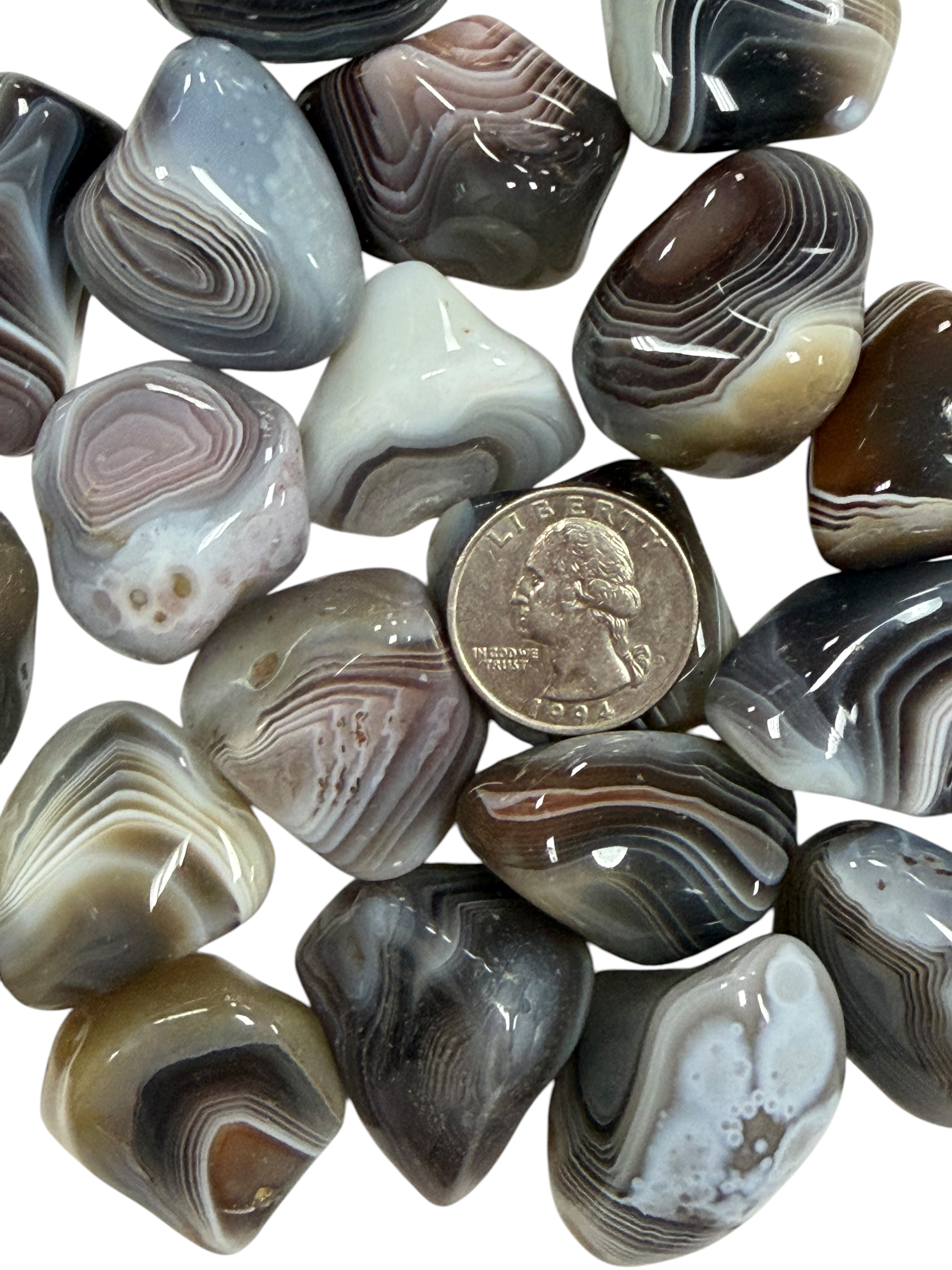 Botswana Agate X-Large Tumbled