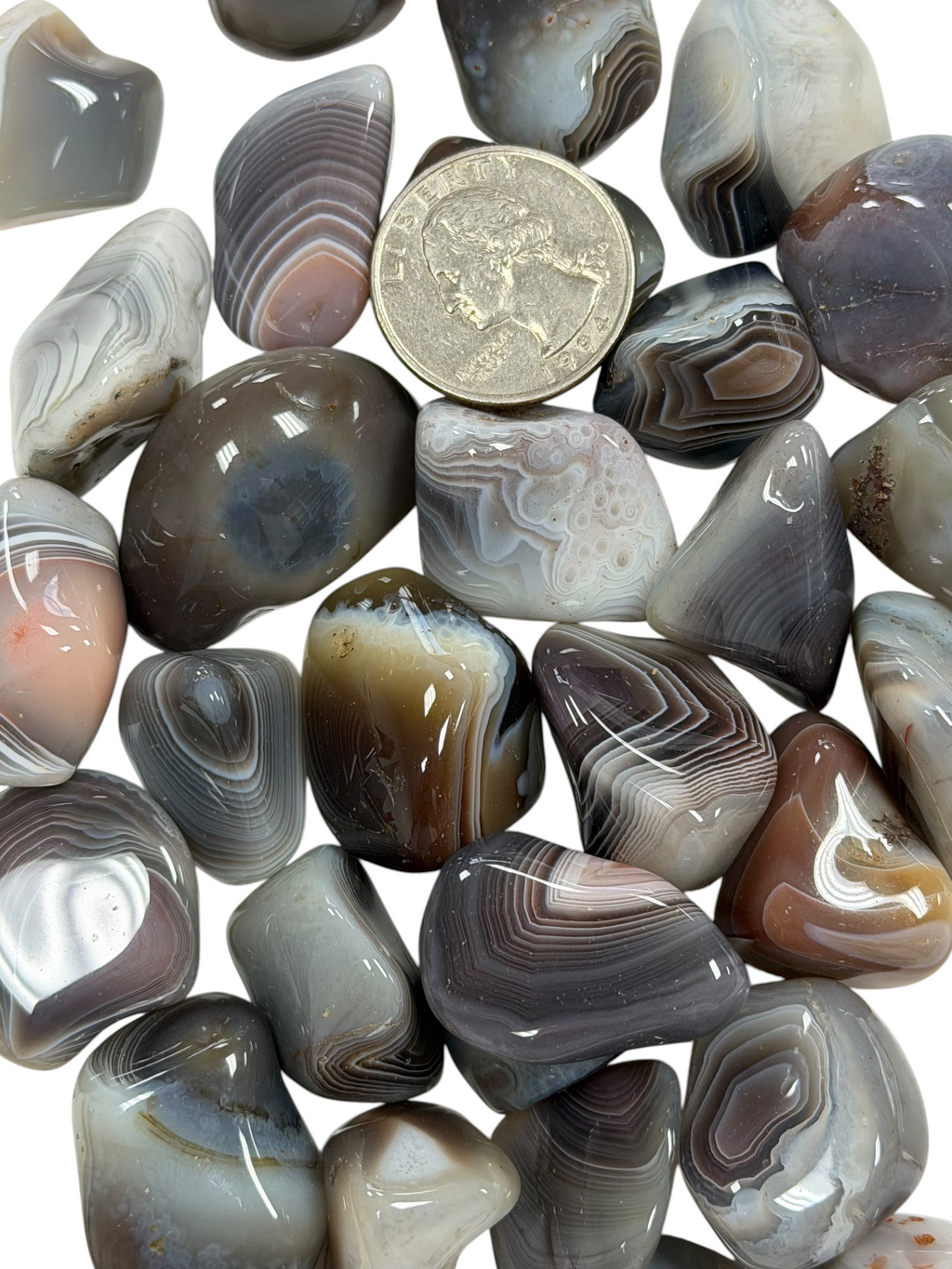 Botswana Agate Medium Tumbled