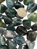 Moss Agate AA Grade Tumbled