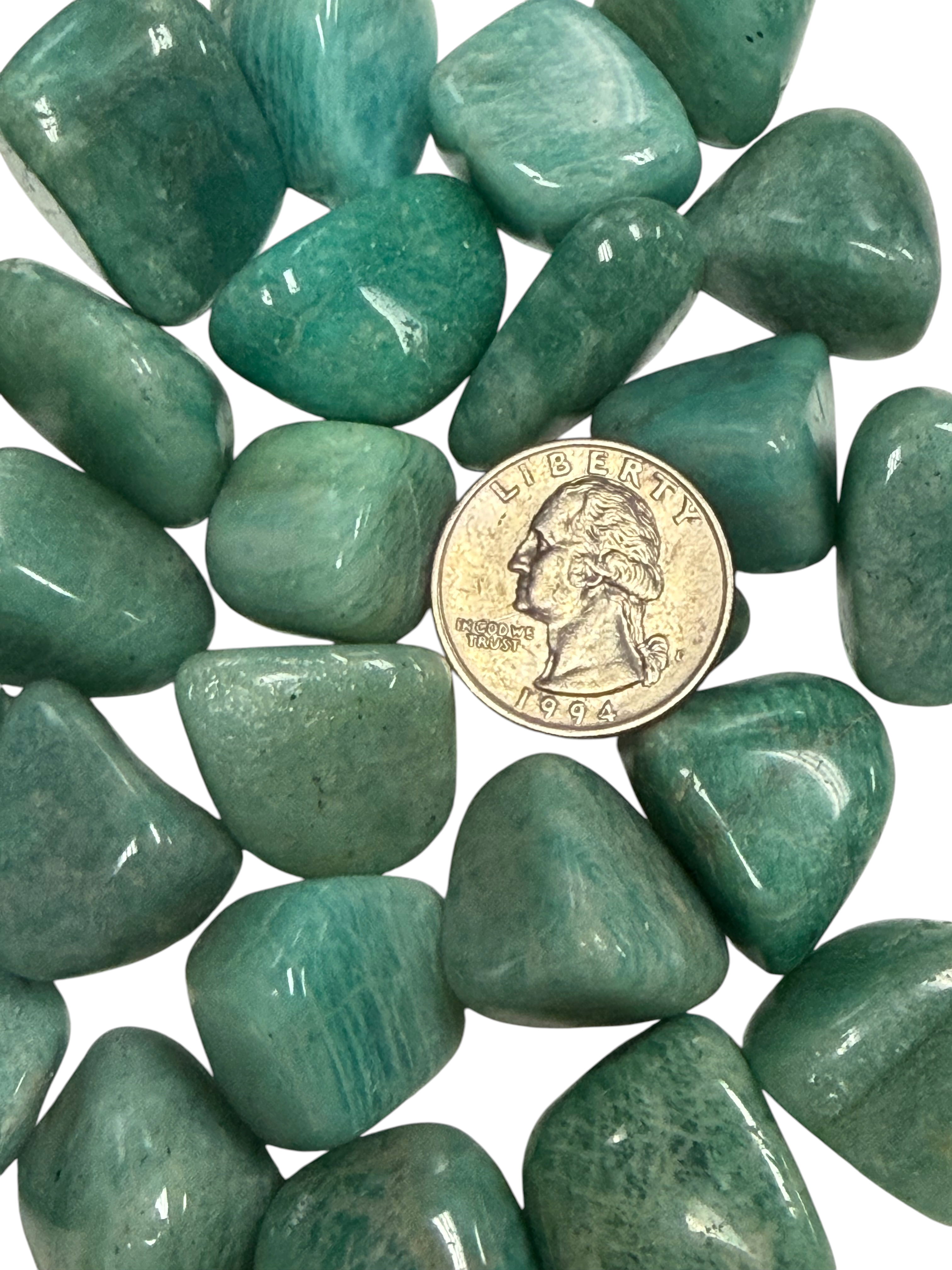 Amazonite Grade A Tumbled