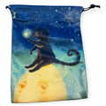 Black Cat on Moon Tarot Bag