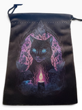 Cat with Flame Book Tarot Bag
