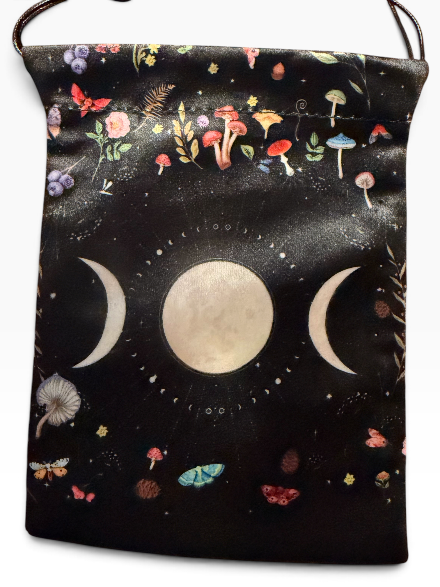 Mushroom Triple Moon Tarot Bag