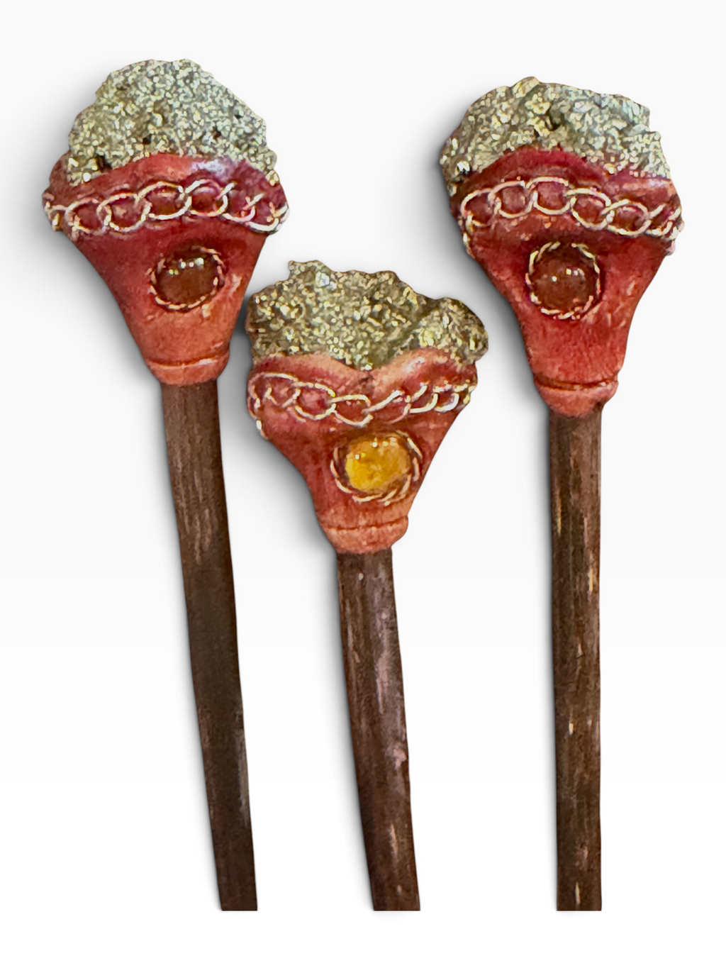 Pyrite Hair Stick (Raw)
