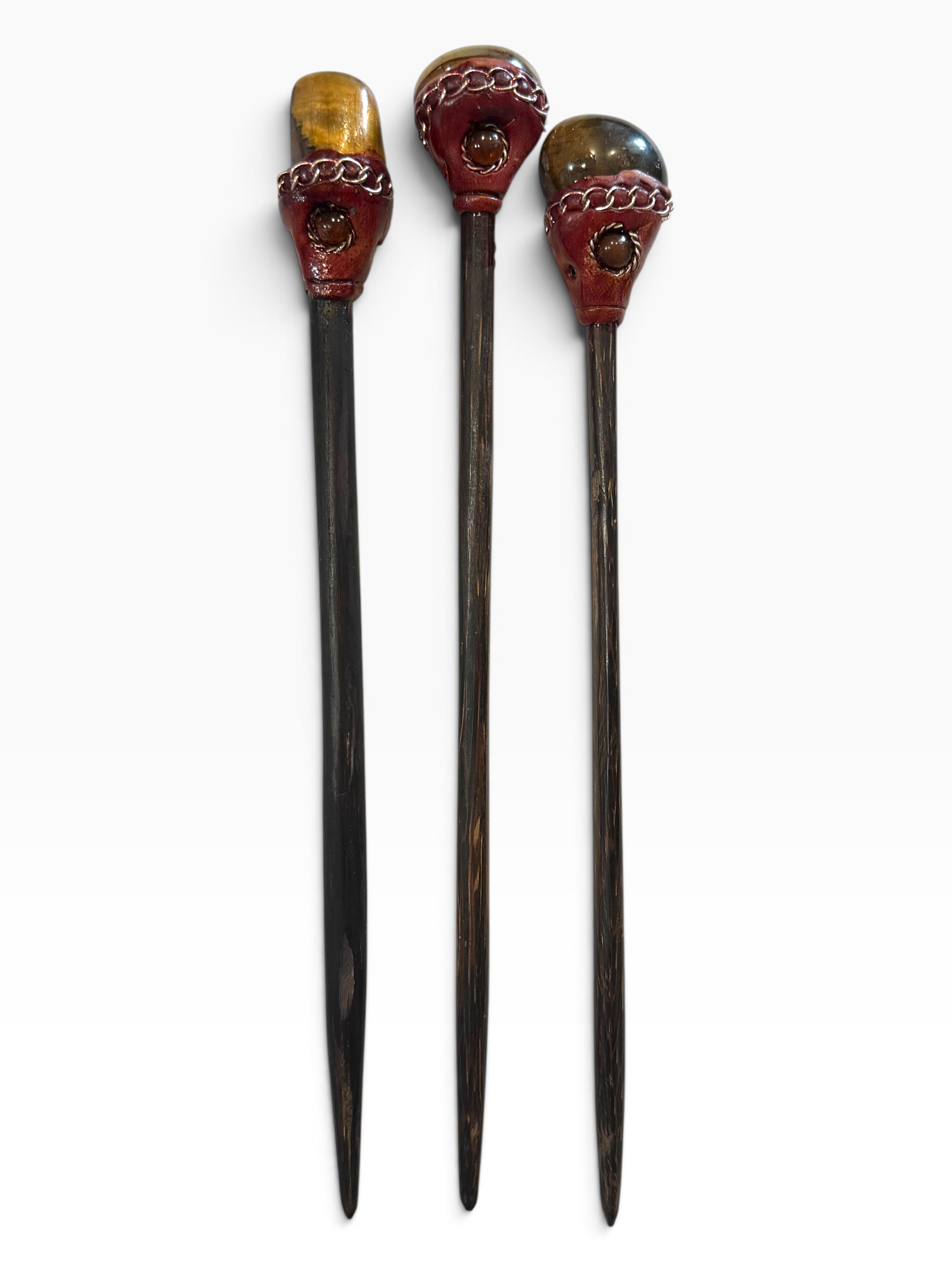 Tiger Eye Hair Stick