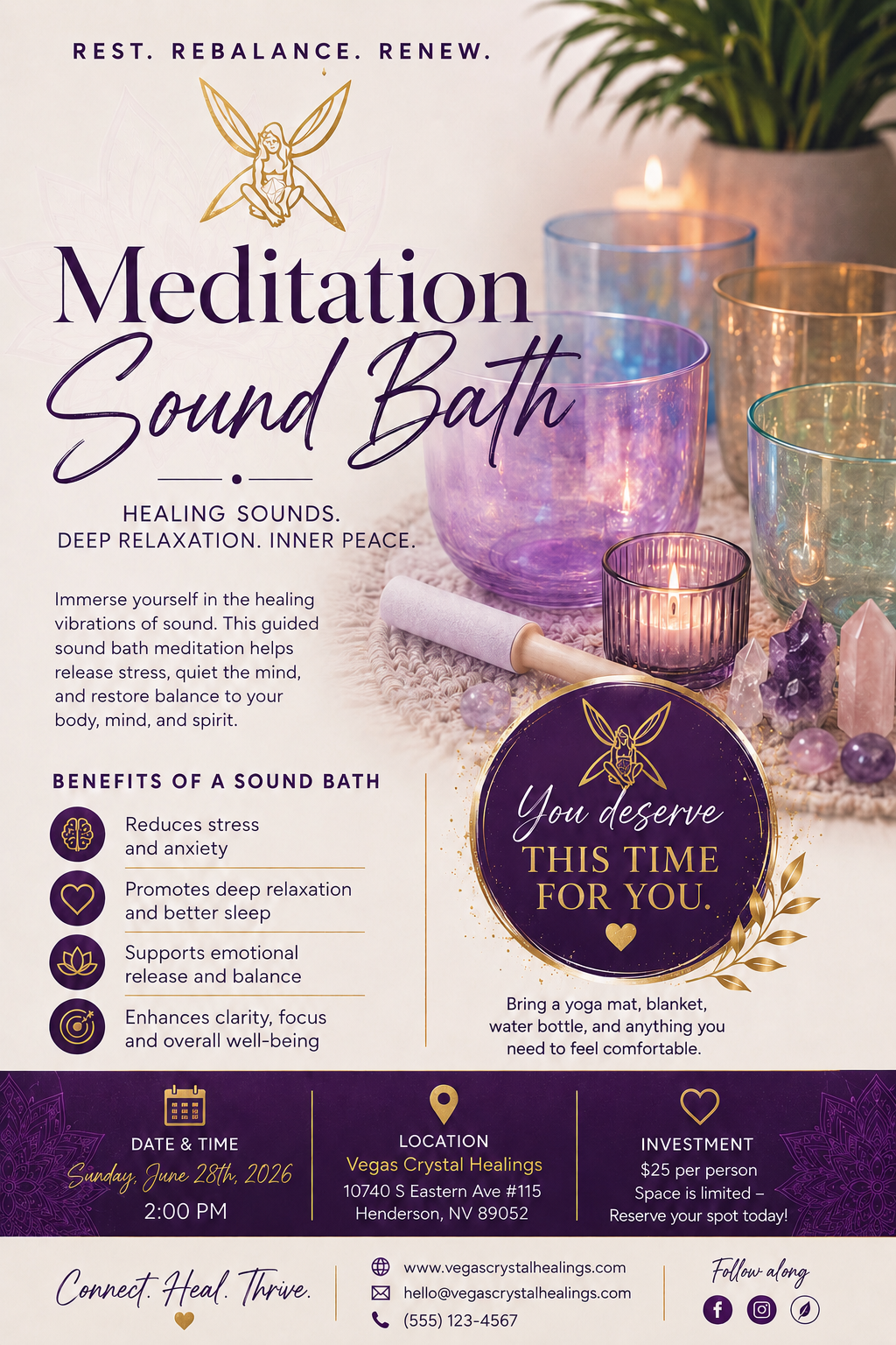 6/28/26 Sound Bath and Cacao Ceremony
