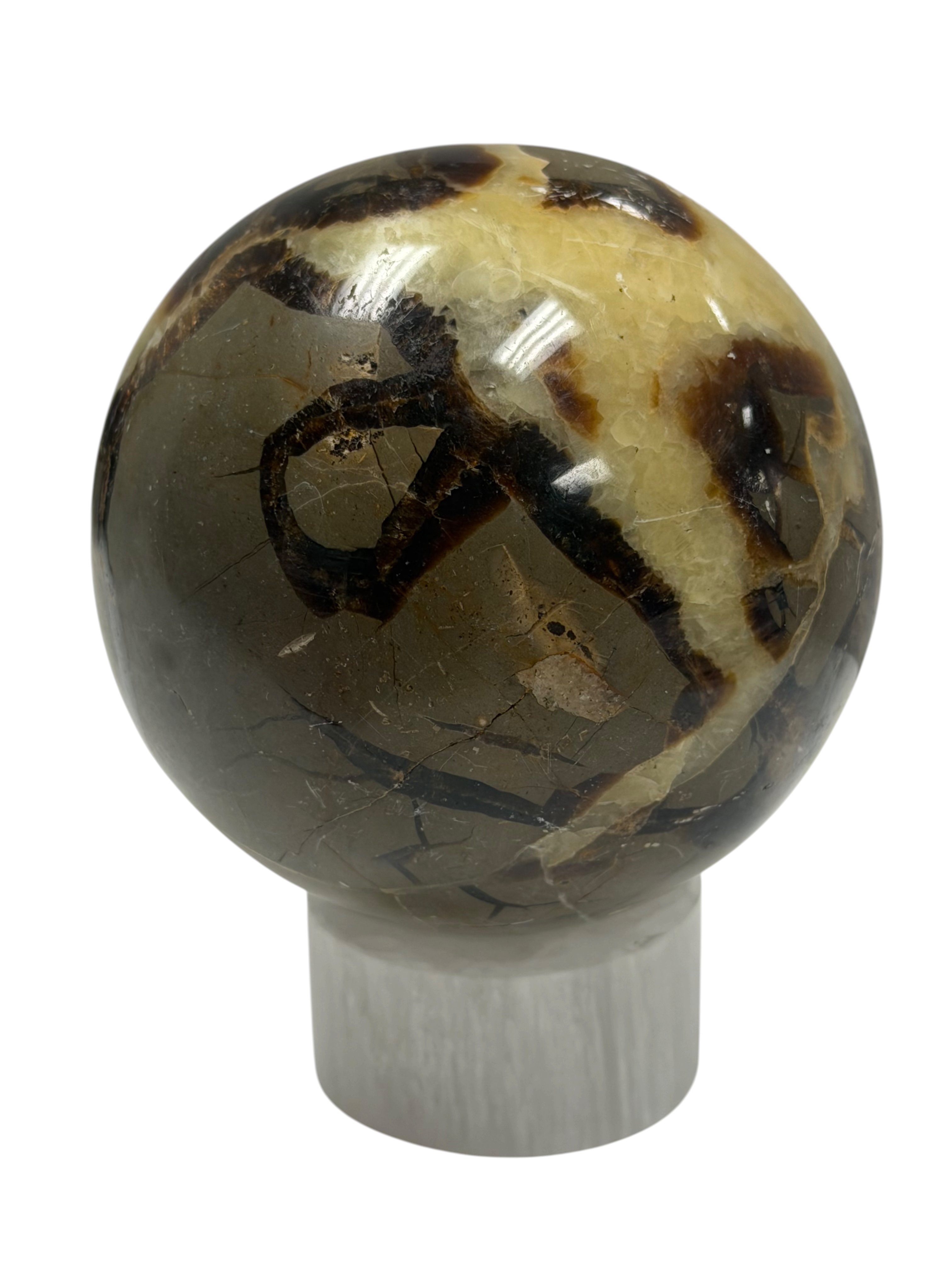 Septarian Sphere "Dragons Egg" 73mm