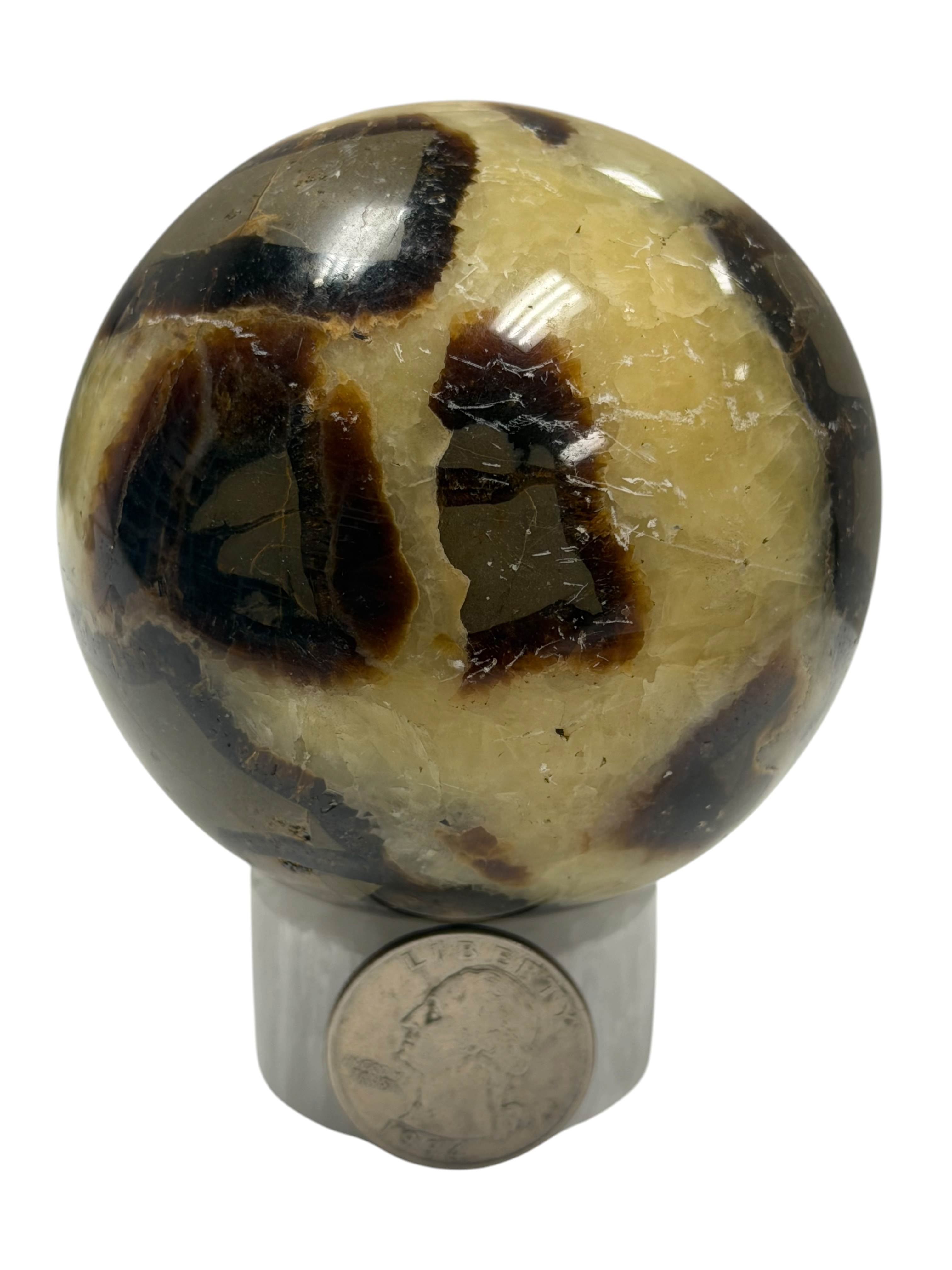 Septarian Sphere "Dragons Egg" 73mm