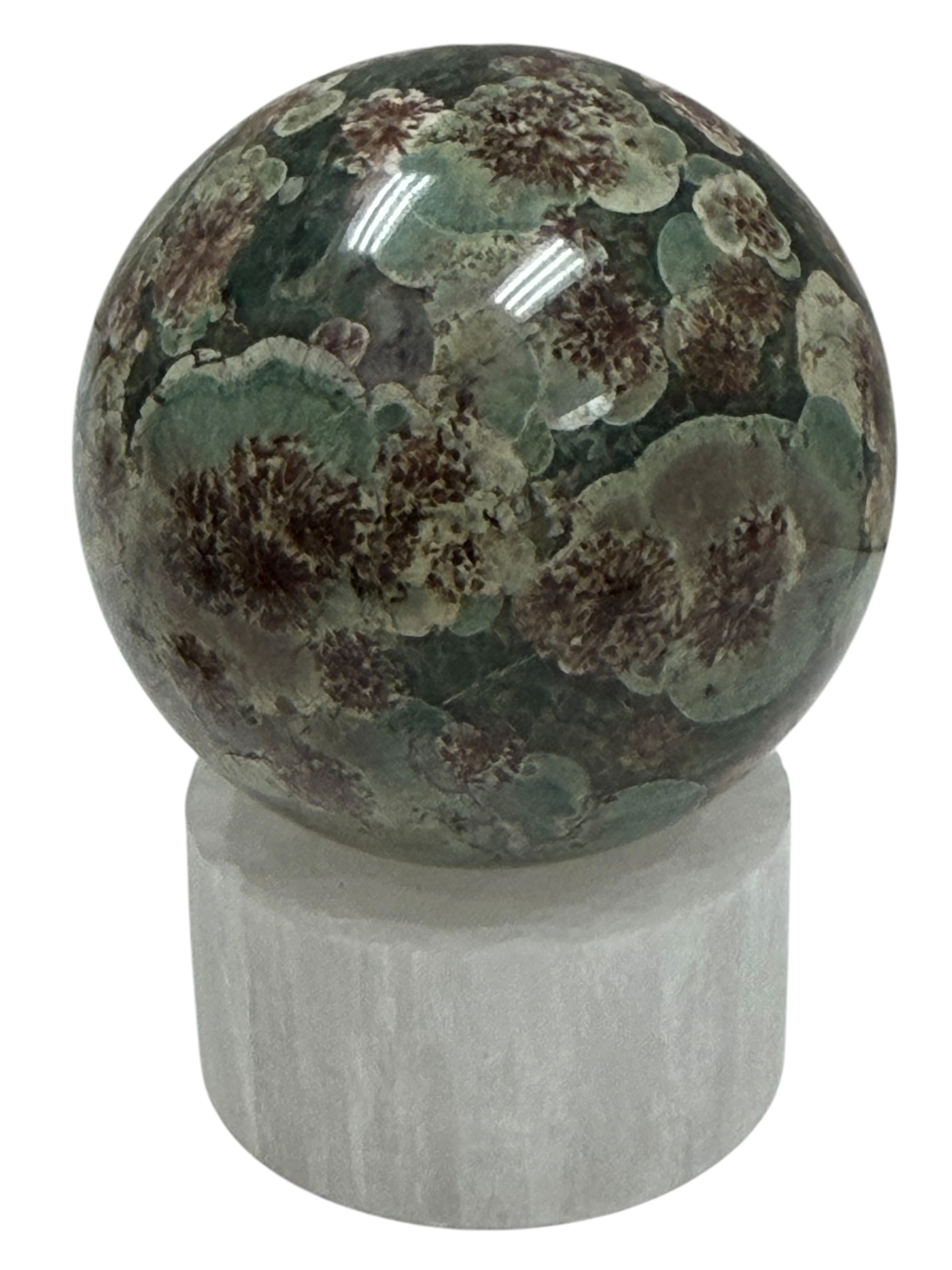 Cherry Blossom Agate Sphere 51mm