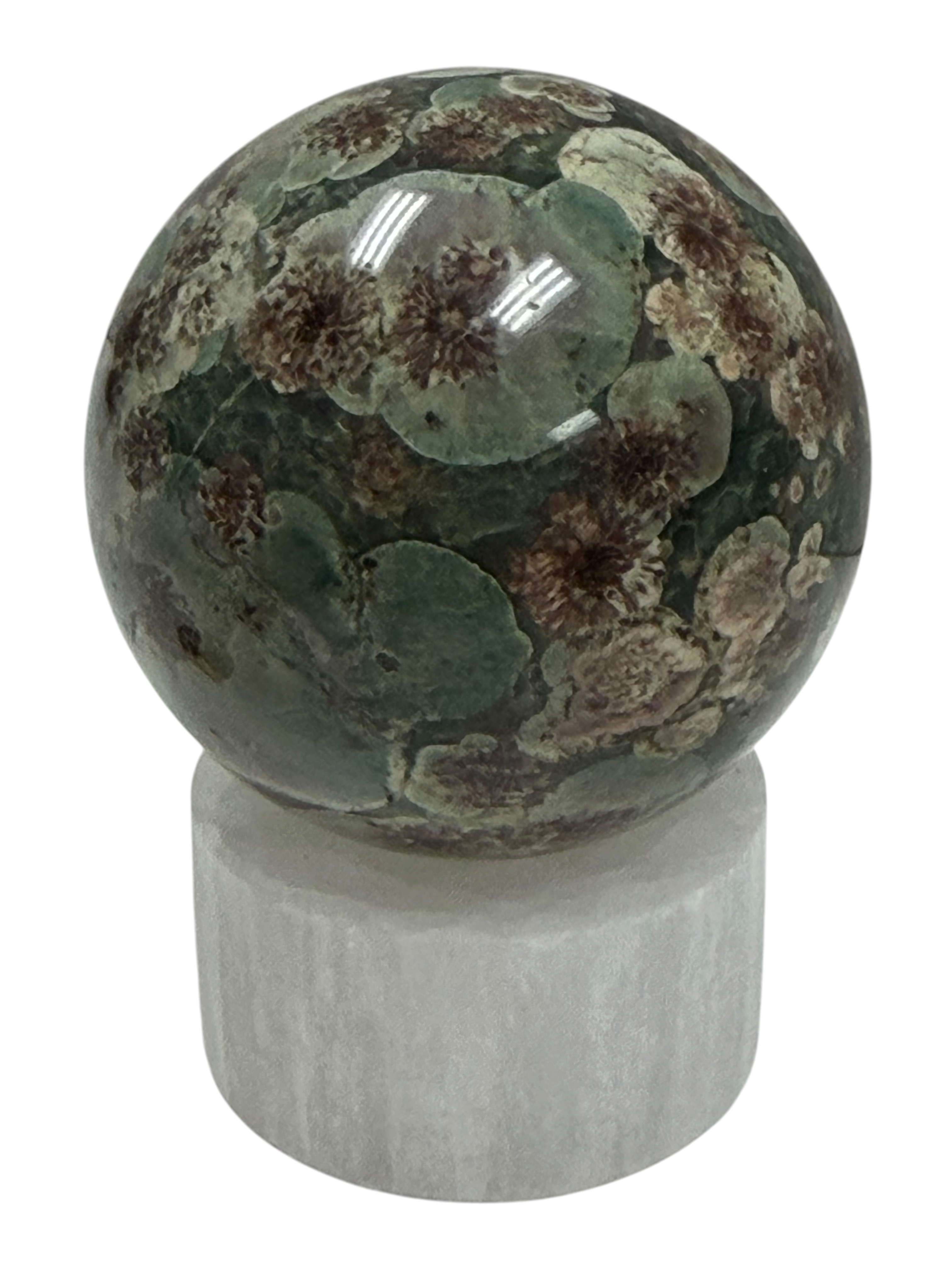 Cherry Blossom Agate Sphere 51mm