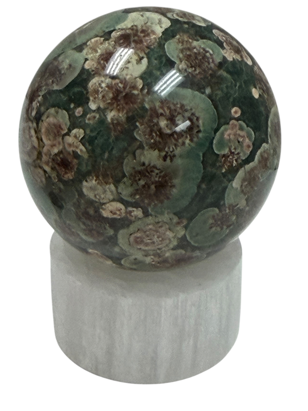 Cherry Blossom Agate Sphere 51mm