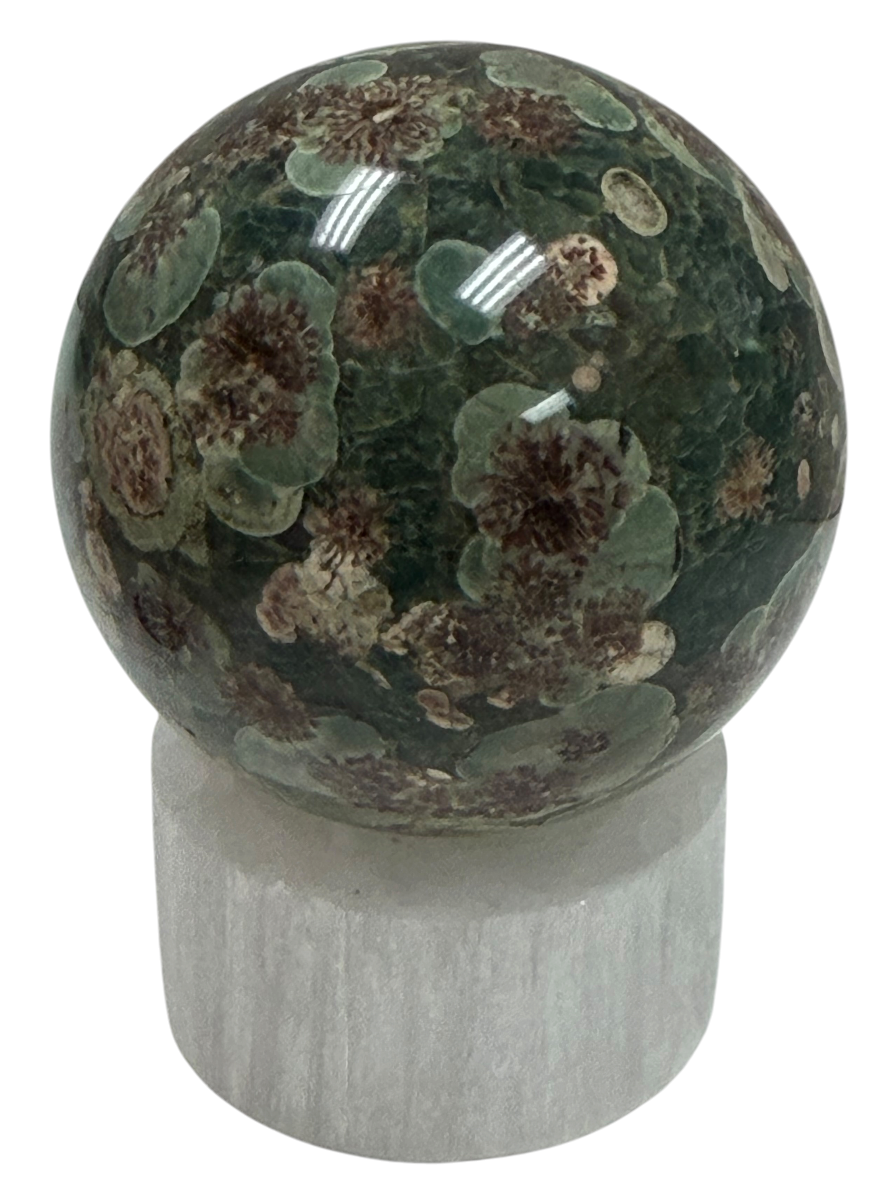 Cherry Blossom Agate Sphere 51mm