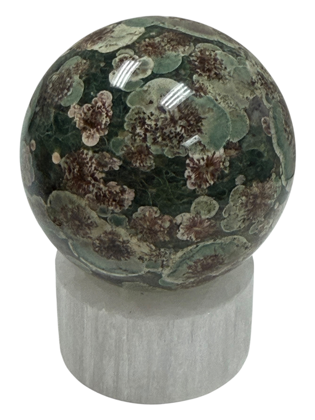 Cherry Blossom Agate Sphere 51mm